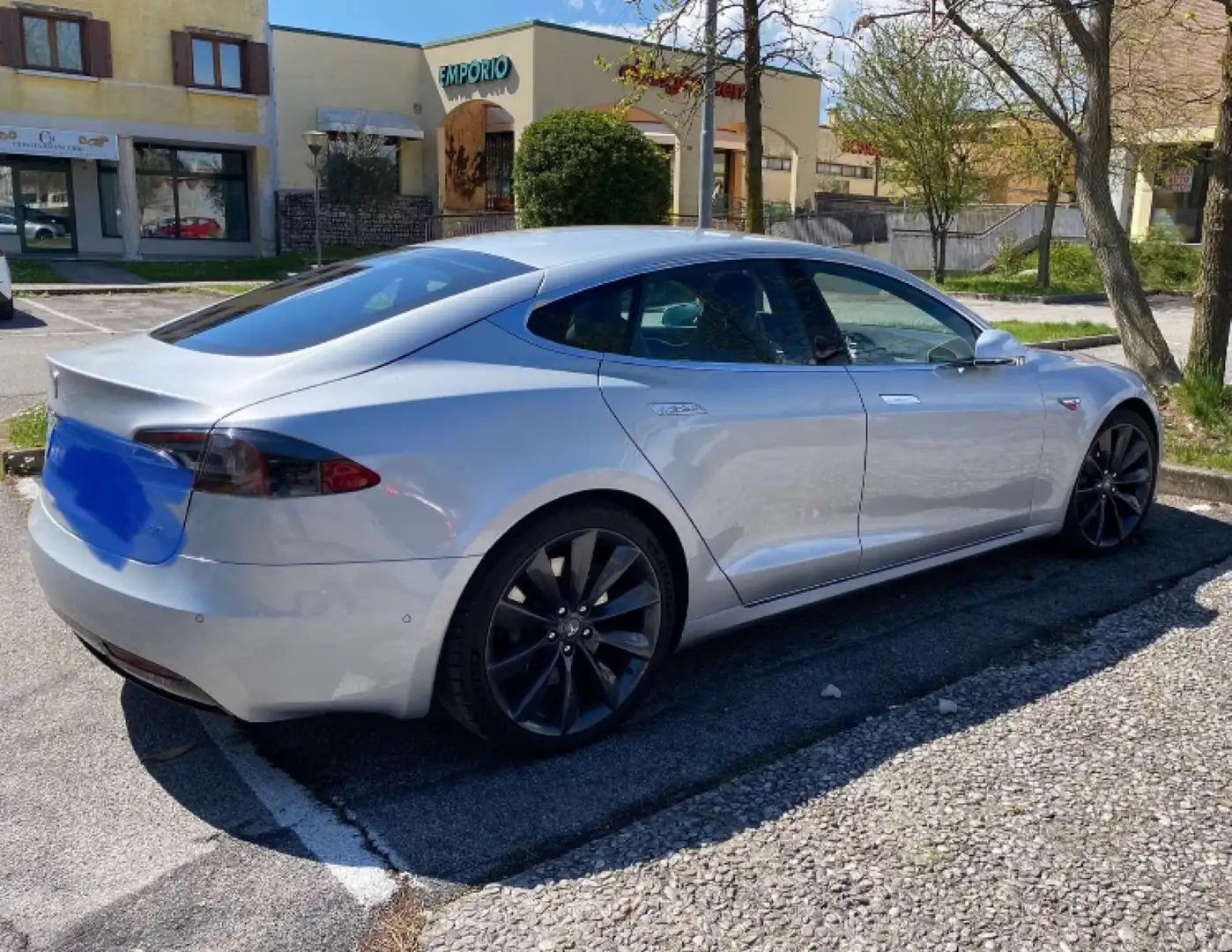 Tesla Model S 90 D SUPERCHARGER GRATIS A VITA Plateado - 1