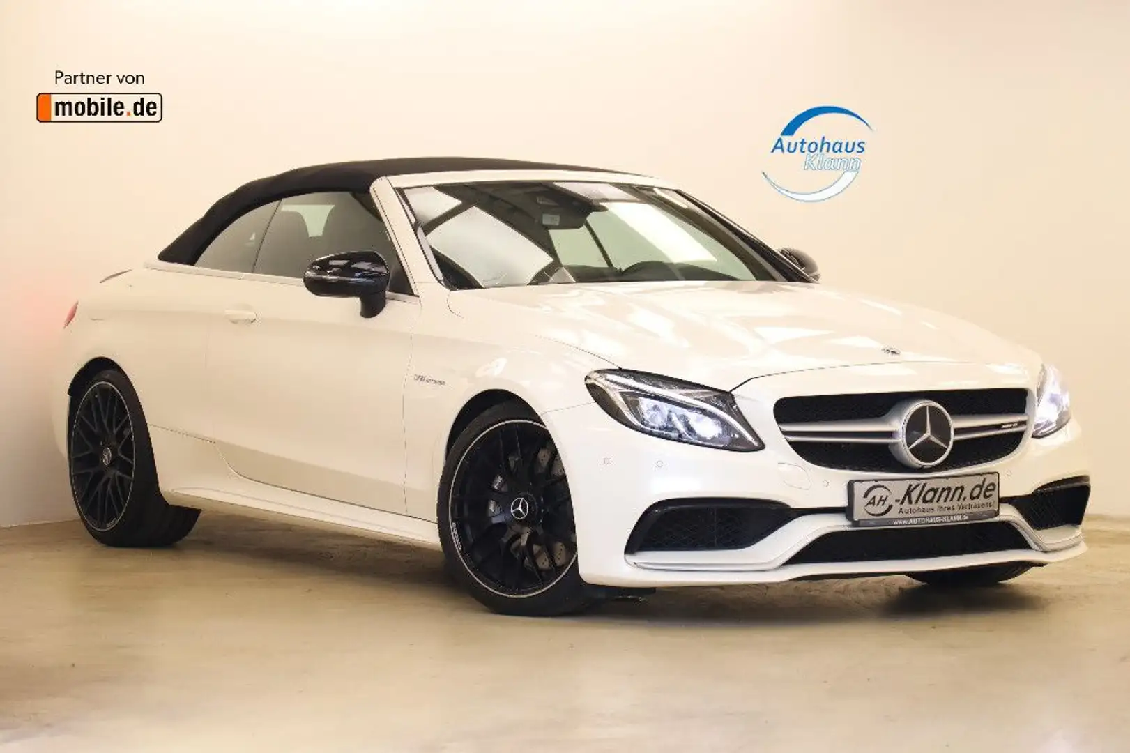 Mercedes-Benz C 63 AMG 476PS Cabrio Burmester Memory PAGA Weiß - 1