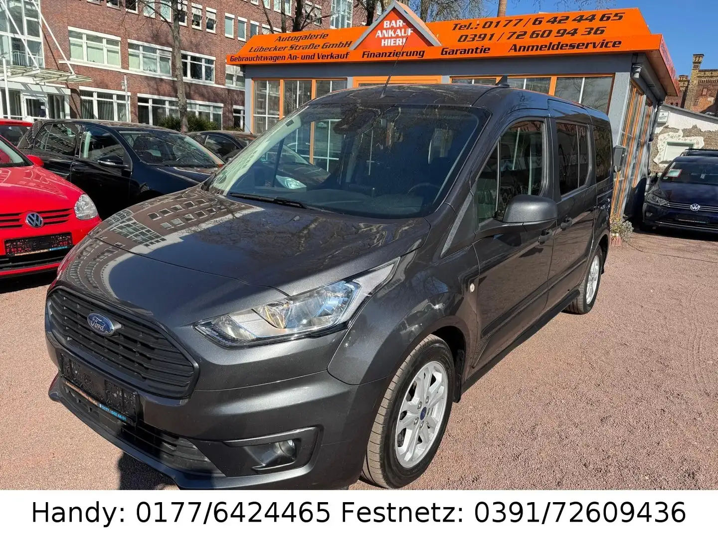 Ford Tourneo Connect 1.HAND/KLIMA/NAVI/KAMERA Сірий - 1