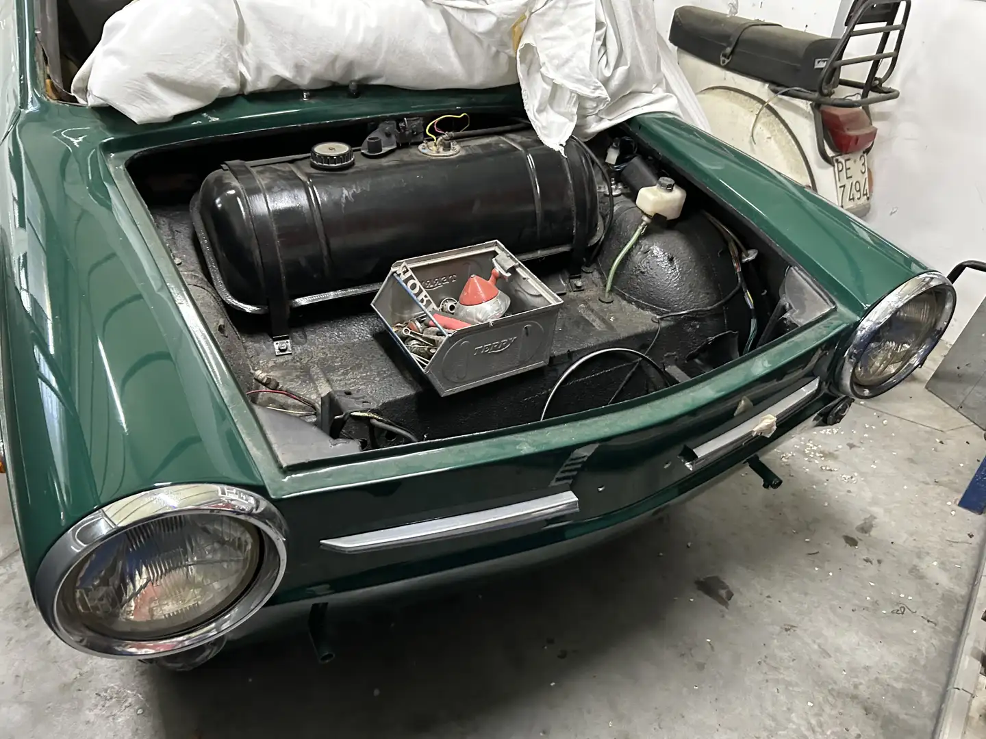 Fiat 500 Moretti Coupè Grün - 1