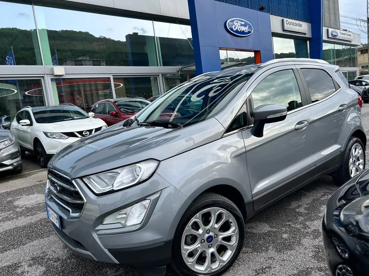 Ford EcoSport 1.0 EcoBoost 125 CV Start&Stop Titanium Grijs - 1