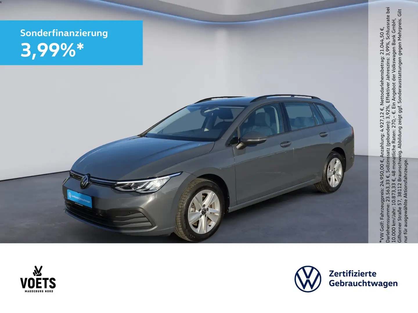 Volkswagen Golf VIII Variant 2.0 TDI Life NAVI+LED Grau - 1