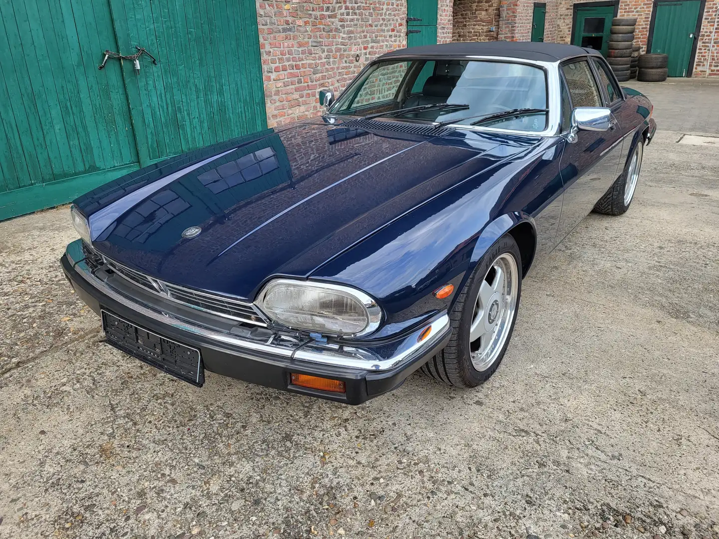 Jaguar XJSC 5,3 HE V12 Targa Deutsches Fahrzeug mit Historie Blau - 1