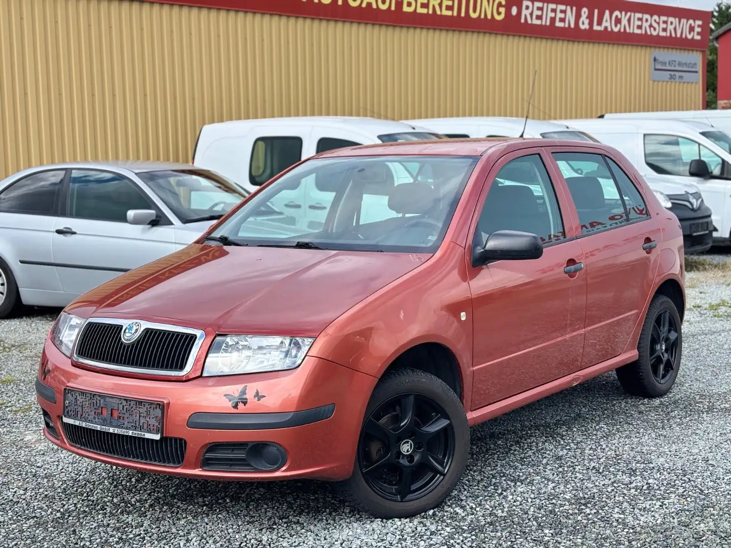 Skoda Fabia 1.2 KLIMA, Anhängerkupplung,Öl+TÜV-NEU! Braun - 1