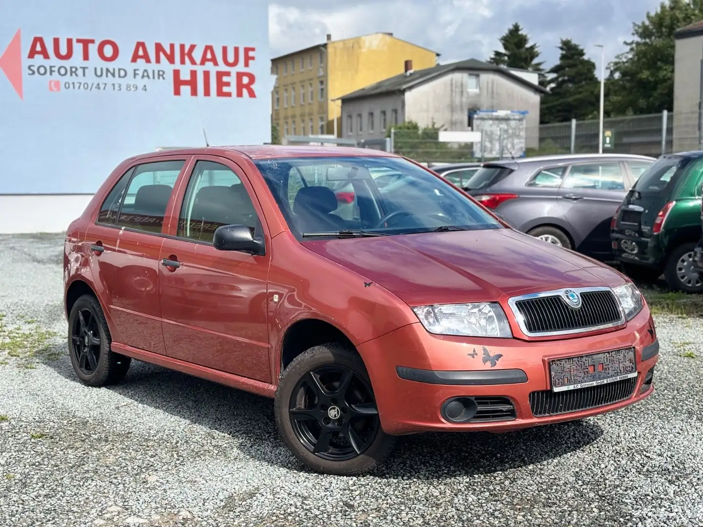 Skoda Fabia 1.2 KLIMA, Anhängerkupplung,Öl+TÜV-NEU! Braun - 2