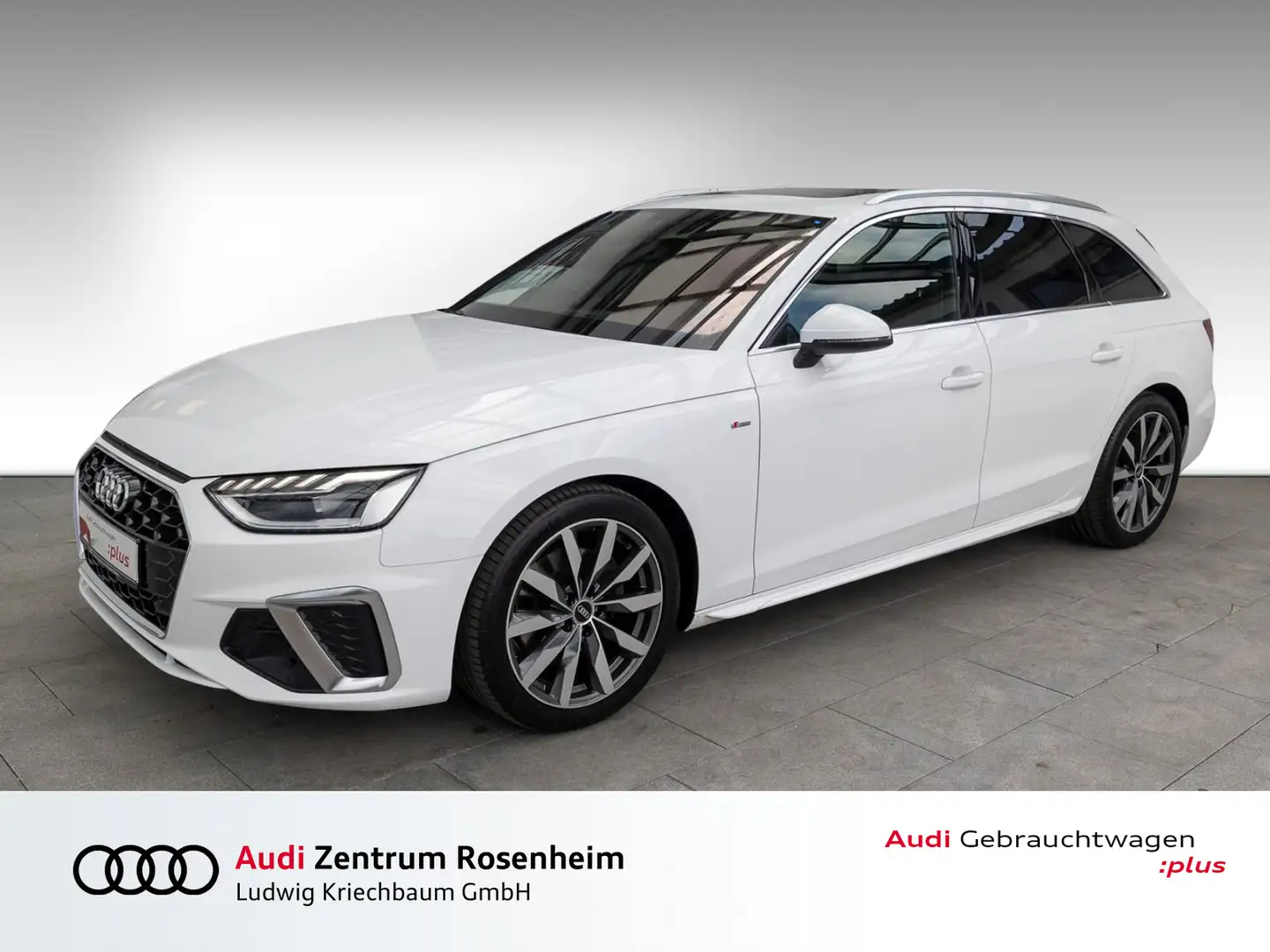 Audi A4 Avant S line 35 TDI S tr.(LED,Pano,RFK,Navi+,so Blanc - 1