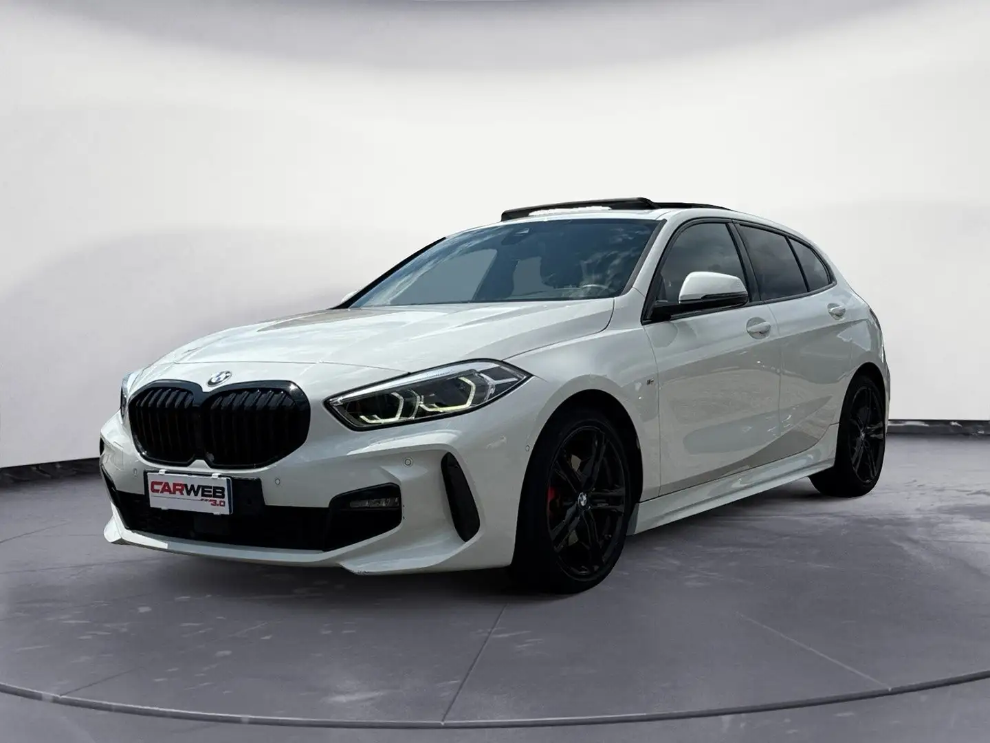 BMW 118 118D AUTOMATIC MSPORT Bianco - 1