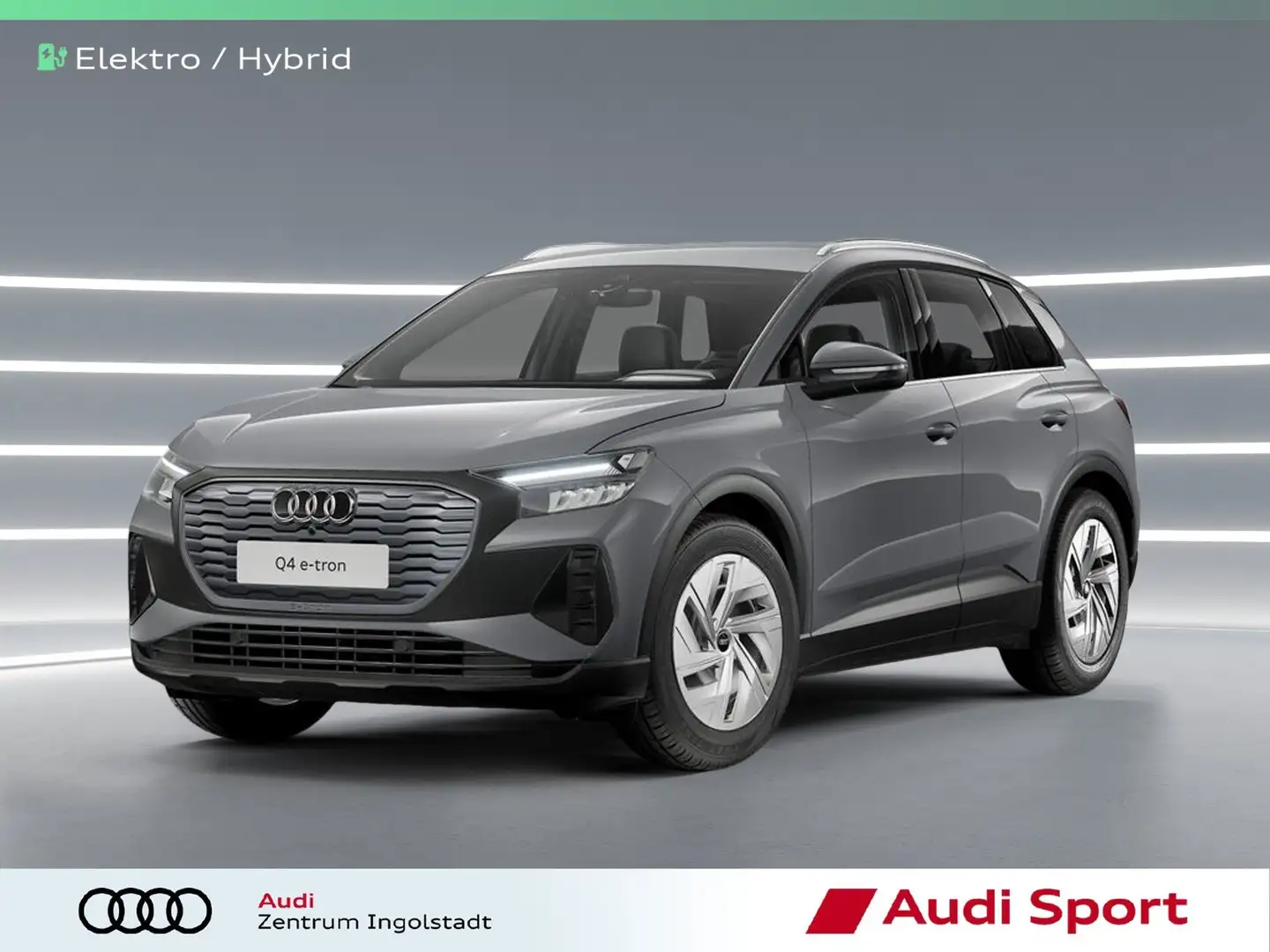 Audi Q4 e-tron 40 LED,AHK UPE 46.150,- Šedá - 2