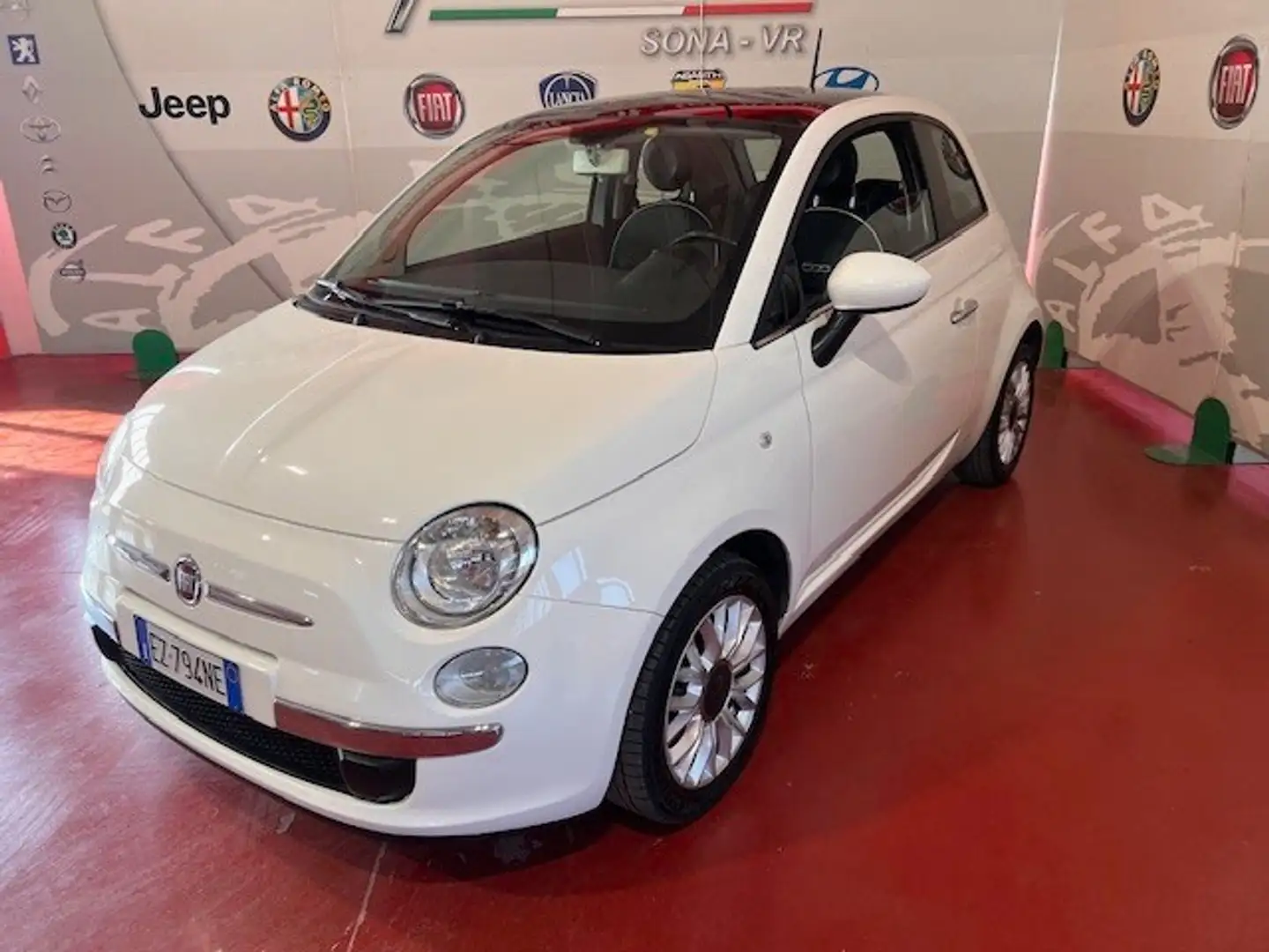 Fiat 500 500 1.2 Lounge Weiß - 1