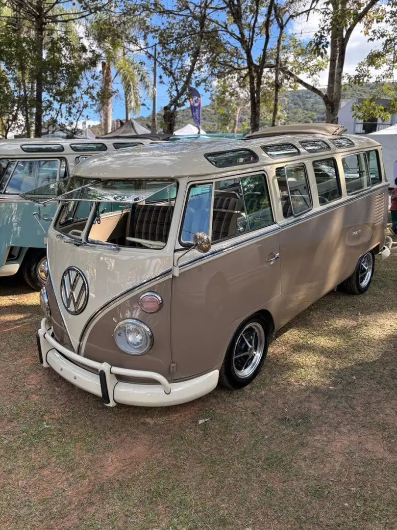 Volkswagen T1 T1 Replica Samba 23 Fenêtres Beige - 1