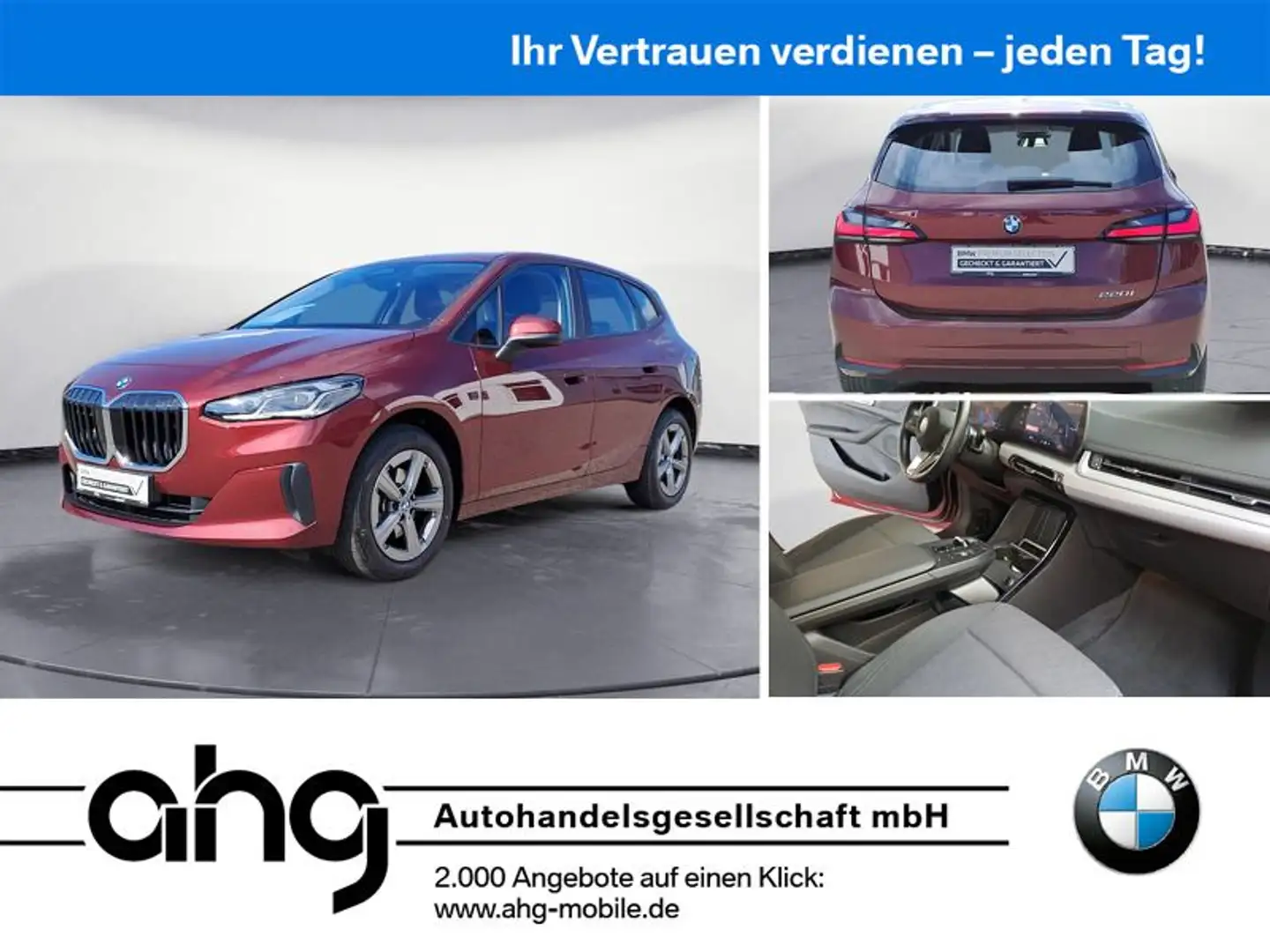 BMW 220 Steptronic AHK Rood - 1