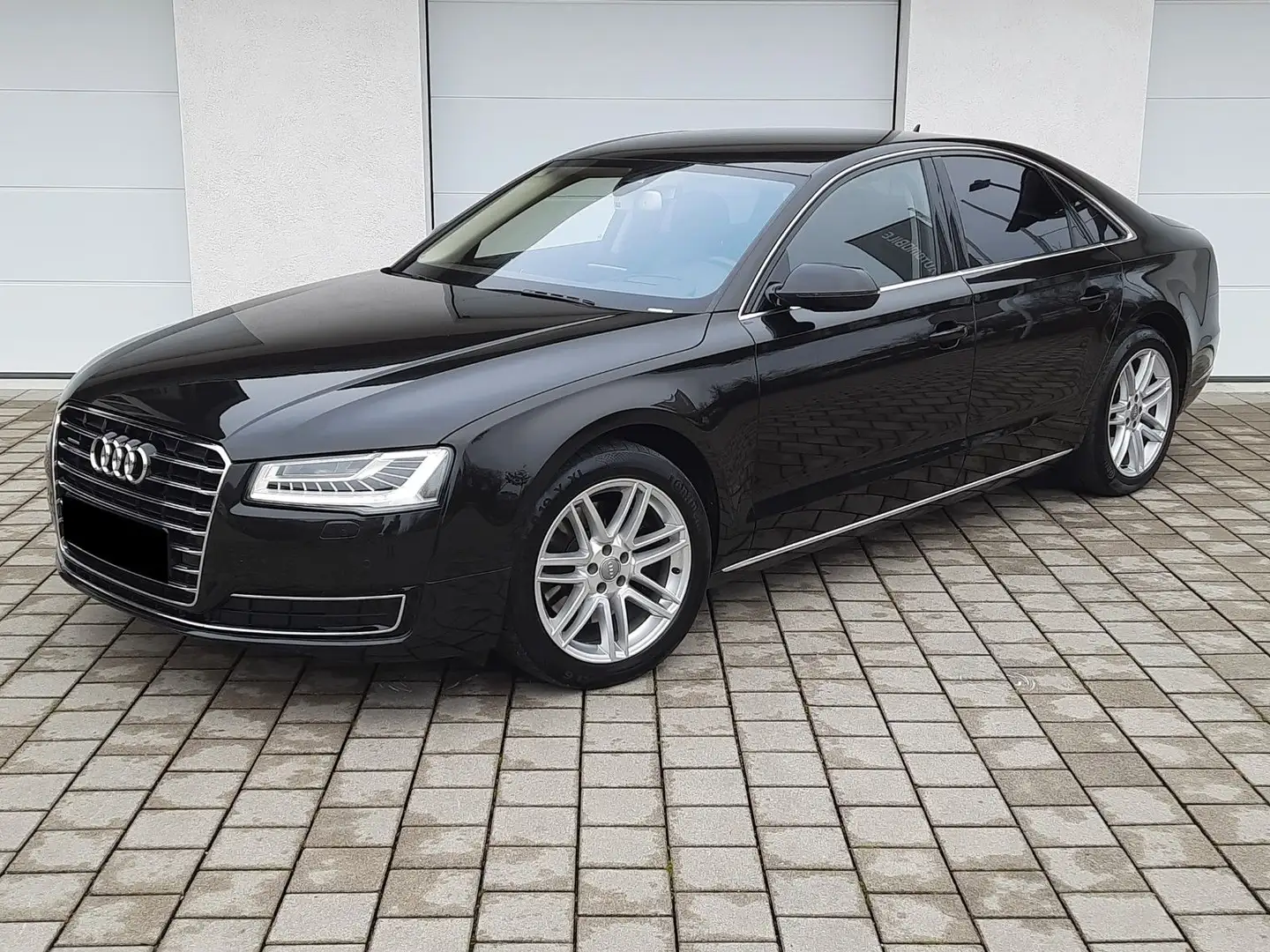 Audi A8 3.0 TDI quattro/LED/HuD/StdH/Kam/AhK Schwarz - 2