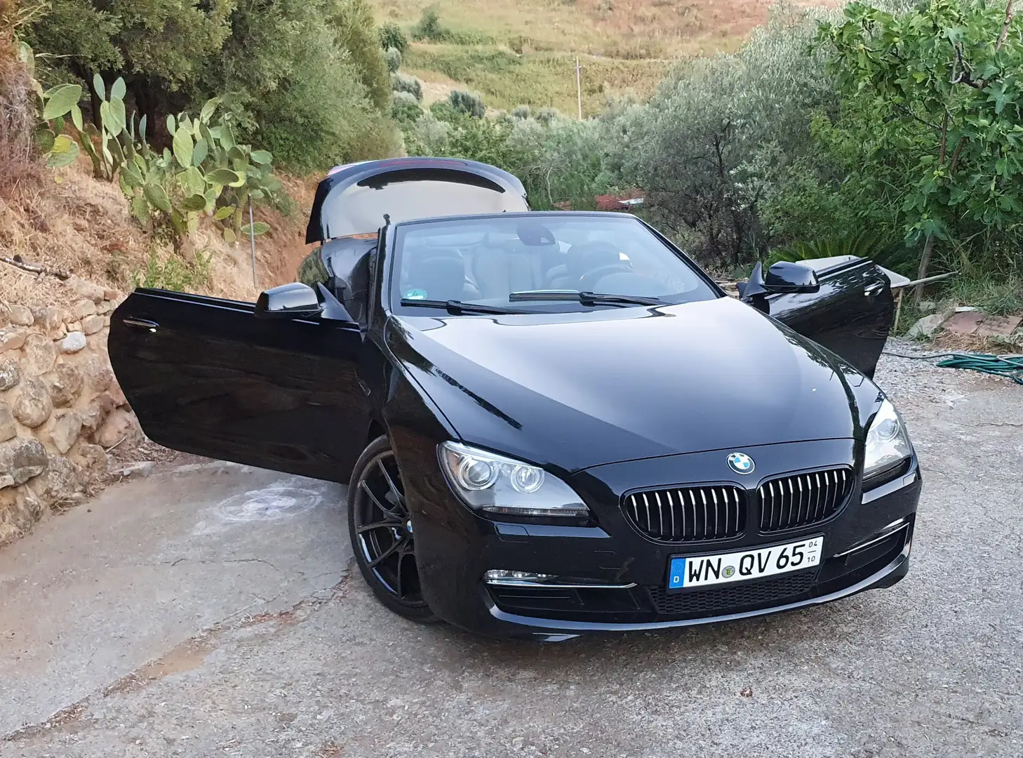 BMW 650 650i Cabrio Black - 2