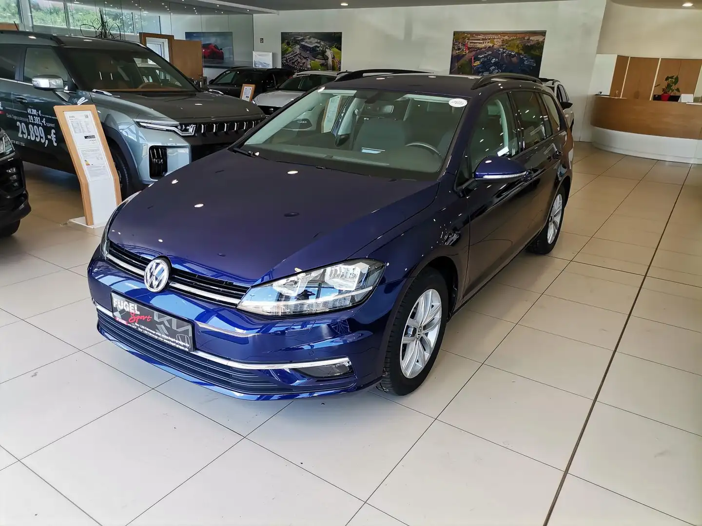 Volkswagen Golf 2.0 TDI DSG Comfortline RFK|Navi|Winter|SHZ Blau - 2