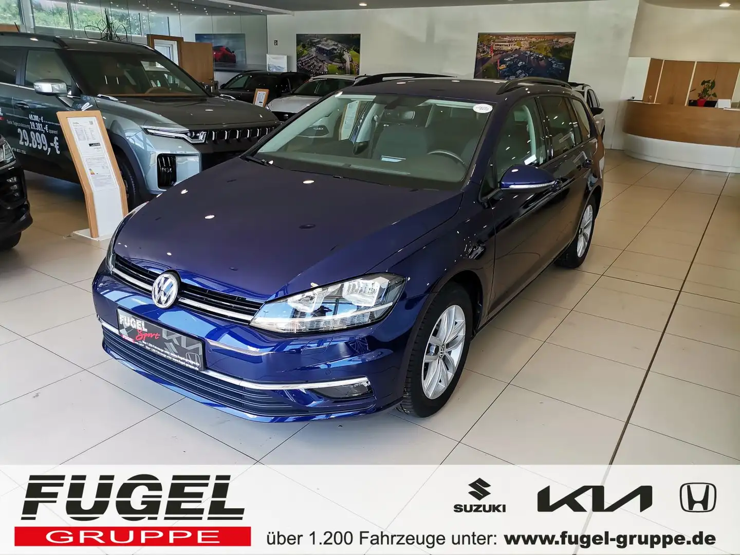 Volkswagen Golf 2.0 TDI DSG Comfortline RFK|Navi|Winter|SHZ Blau - 1