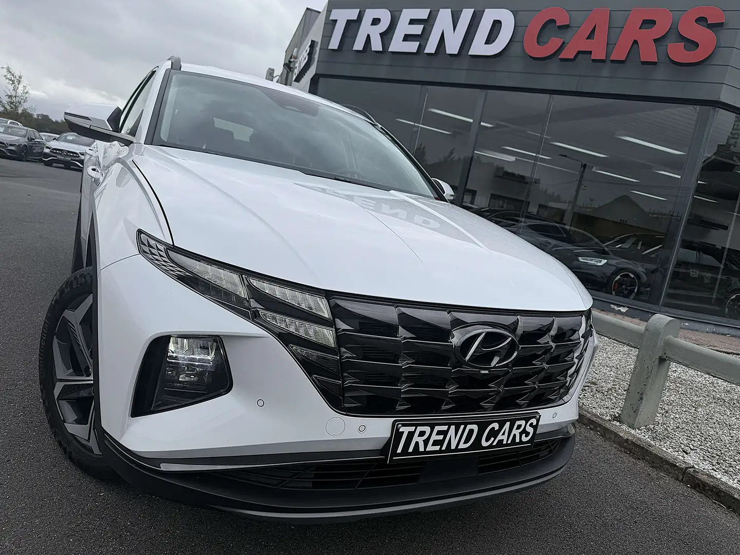 Hyundai TUCSON SHINE 1.6 AUT LED AMBI CARPL CAM360 KEYL GAR.03/29 Blanc - 1