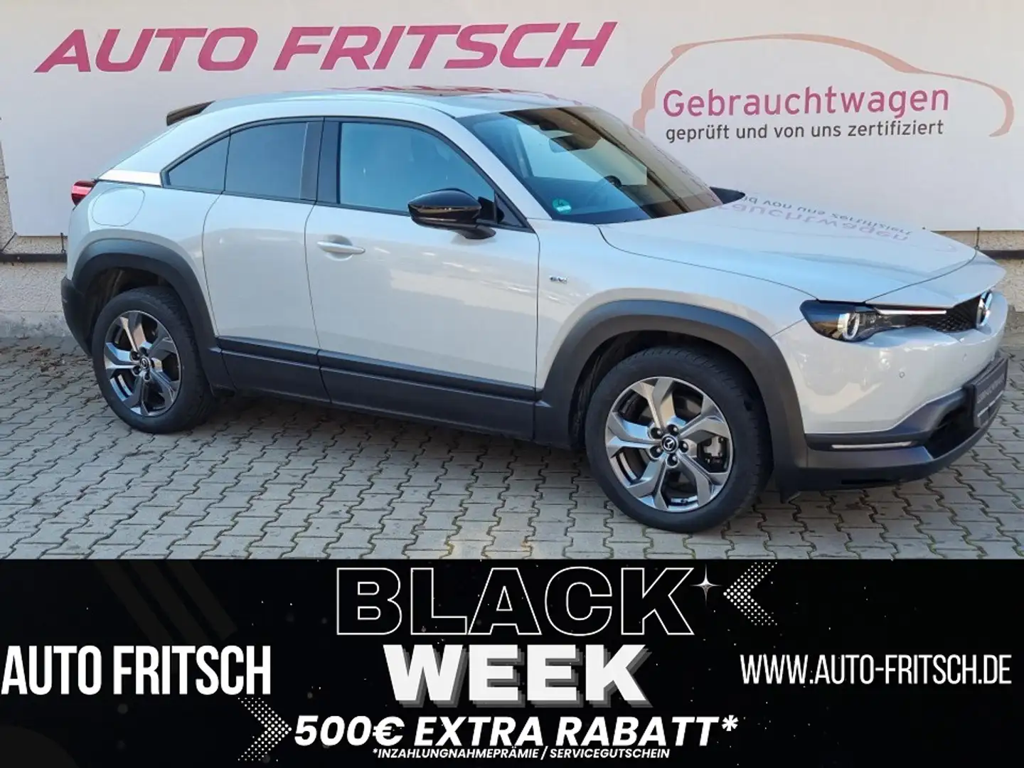 Mazda MX-30 Makoto Premiumpaket Glasschiebedach 35,5 kWh e-SKY Blanc - 1