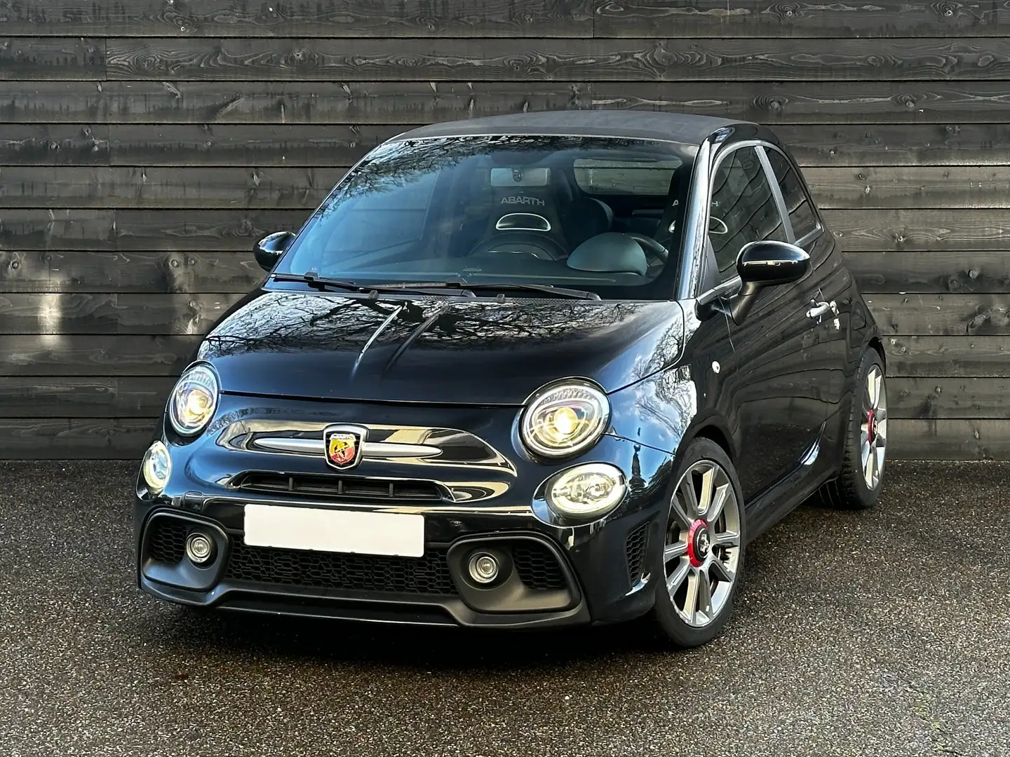 Fiat 500C Abarth 1.4 T-Jet Abarth / Leder / Carplay / NAV / Xenon Schwarz - 1