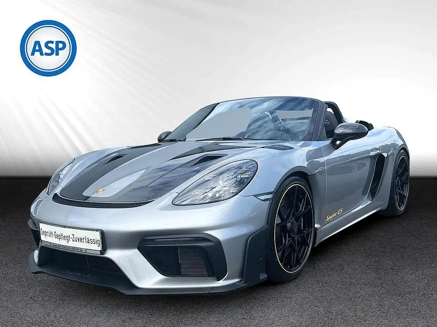 Porsche 718 Spyder RS WEISSACH CARBON SPORT-CHRONO LIFT Silber - 1