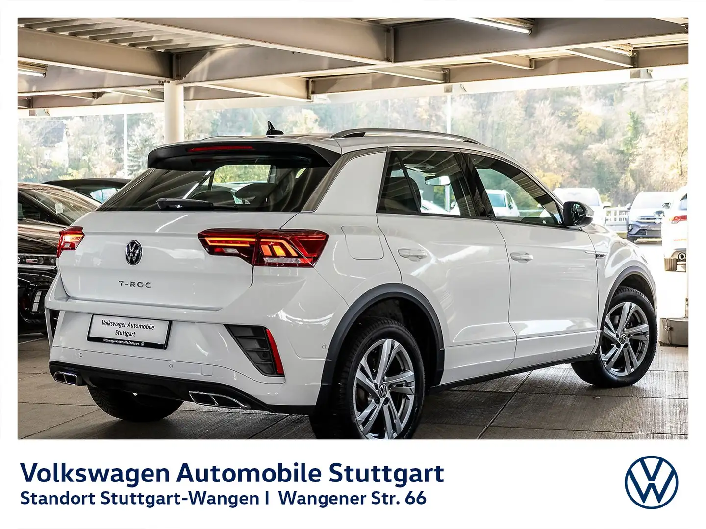 Volkswagen T-Roc R-Line 1.0 TSI Navi ACC LED PDC SHZ Weiß - 2
