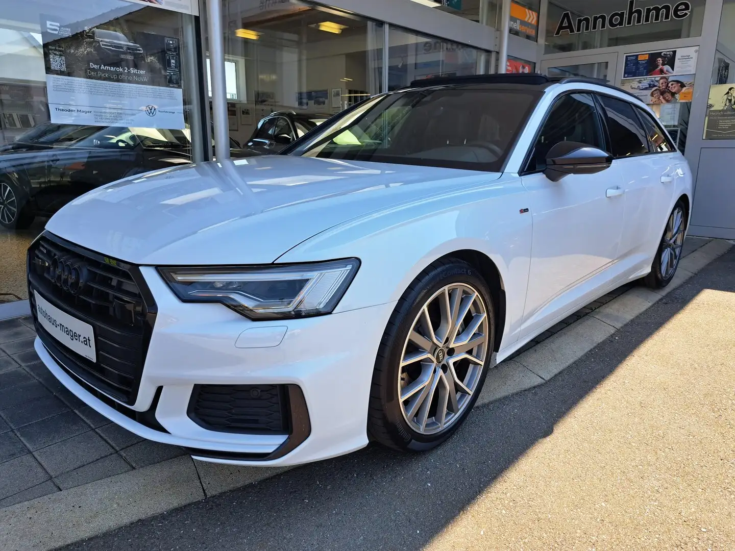 Audi A6 50 TFSI e quattro Sport Weiß - 1