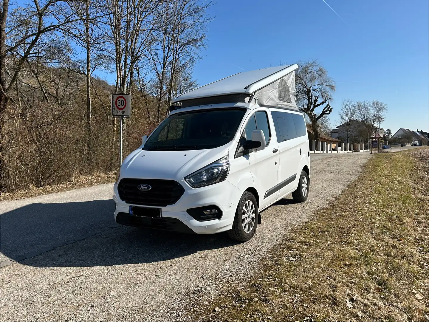 Ford Transit Custom Nugget Weiß - 1
