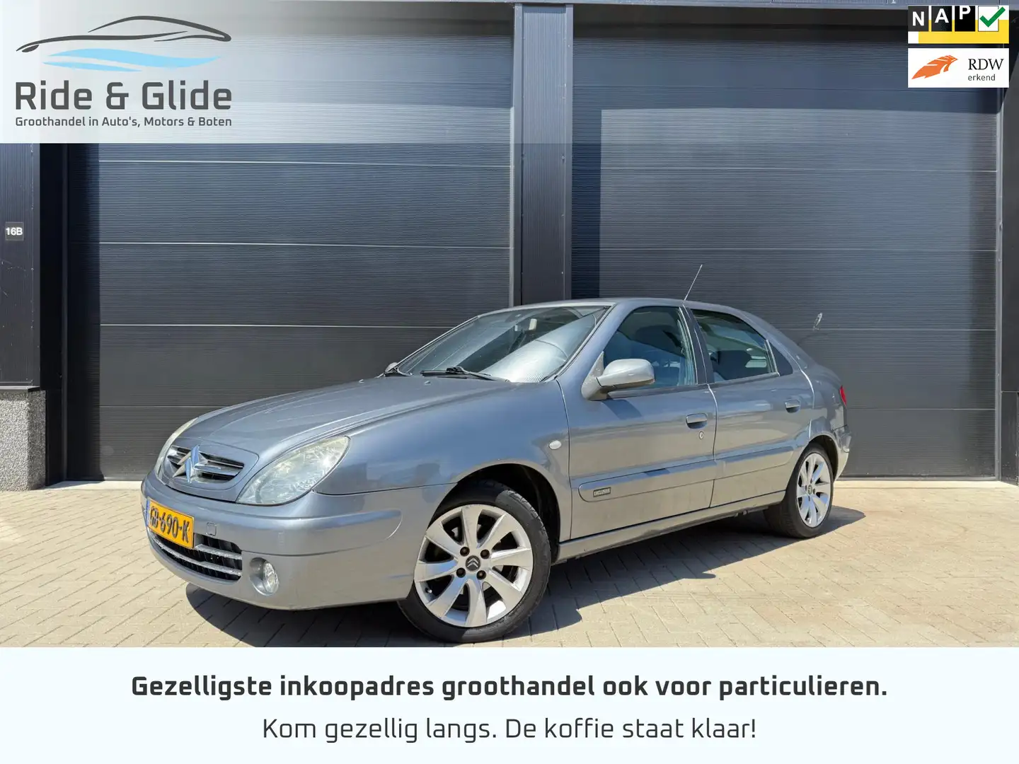Citroen Xsara 1.6i-16V Ligne Prestige automaat airco nieuwe apk Grijs - 1