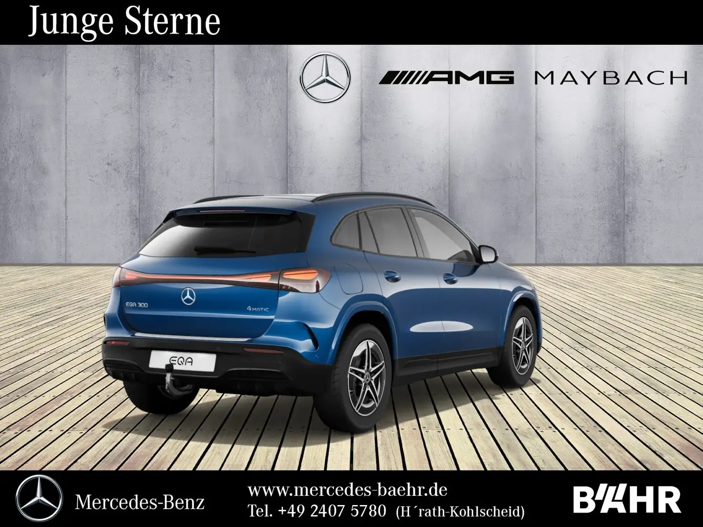 Mercedes-Benz EQA 300 EQA 300 4M AMG+Night/"Flex-Bonus" - 2.400 Euro LED Blau - 2