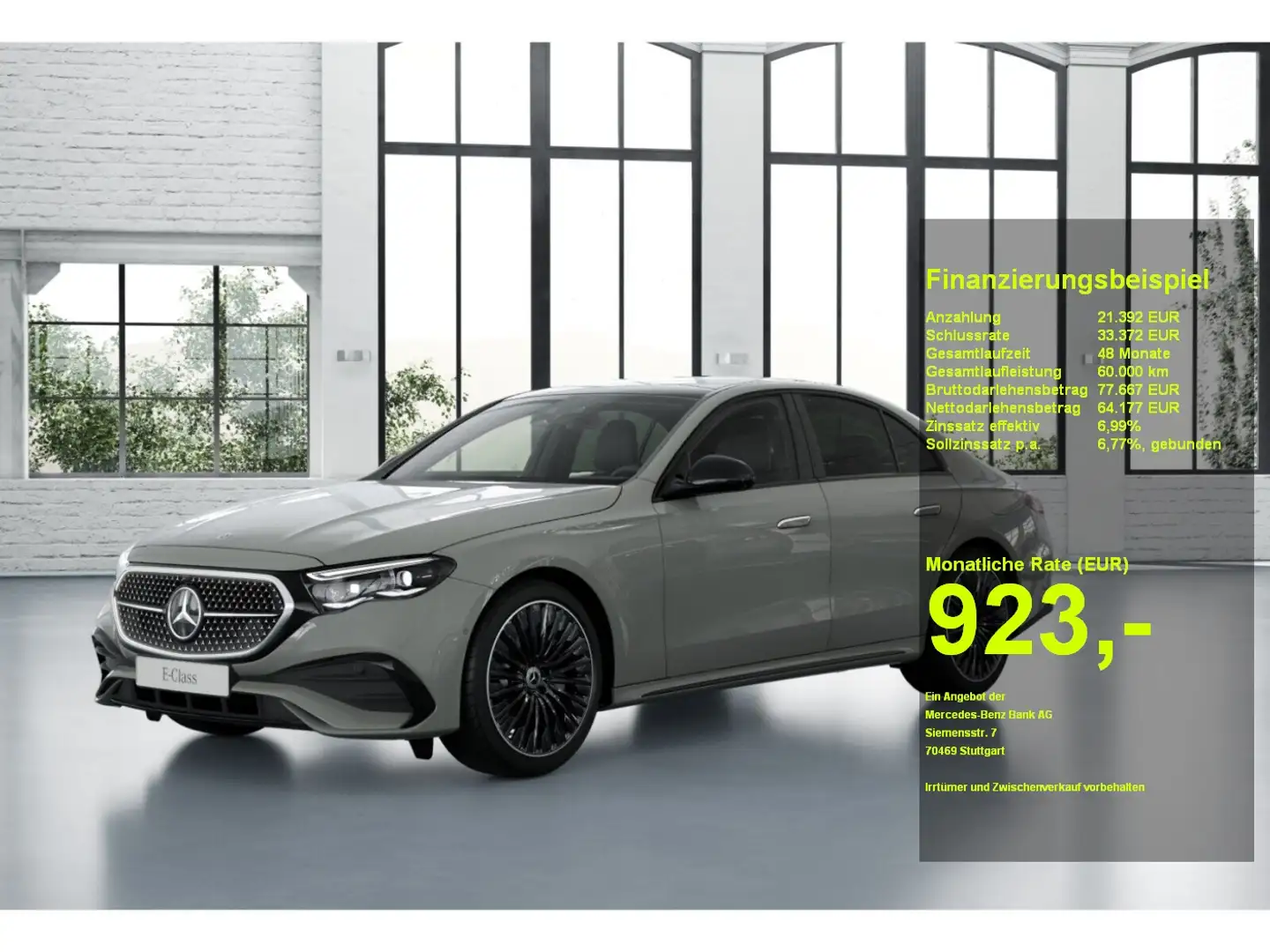 Mercedes-Benz E 300 de #AMG #PANO #AHK #NIGHT #DIGITAL LIGHT Gri - 1