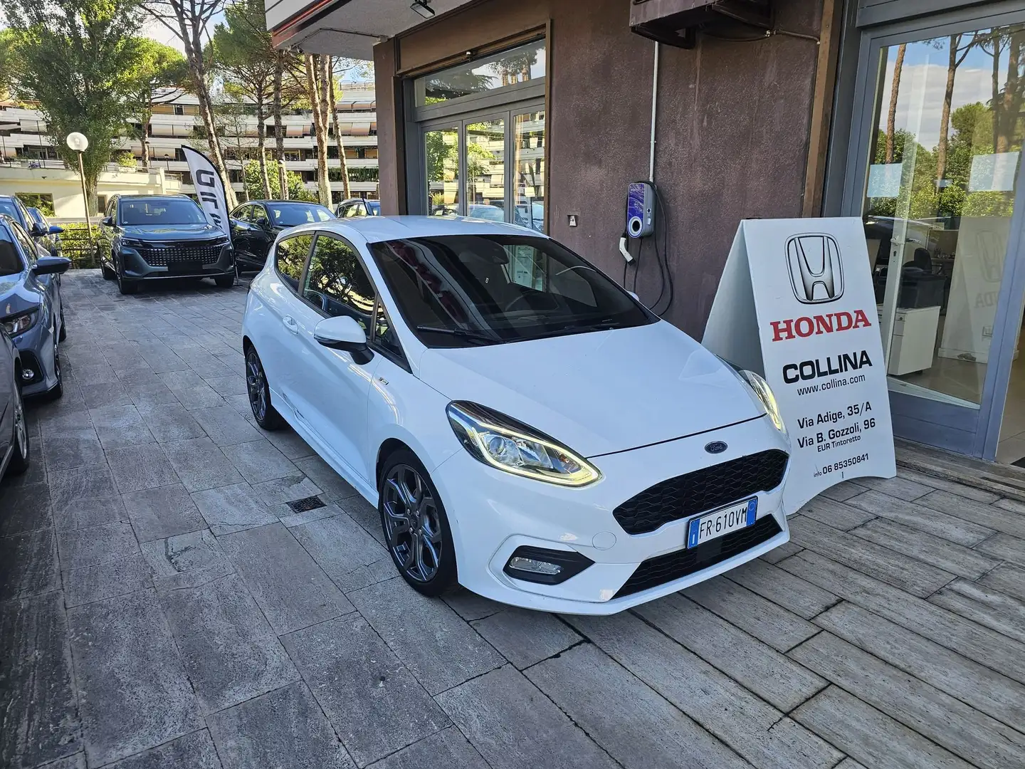 Ford Fiesta Fiesta 1.0 Ecoboost 100 CV aut. 3 porte ST-Line Blanc - 2
