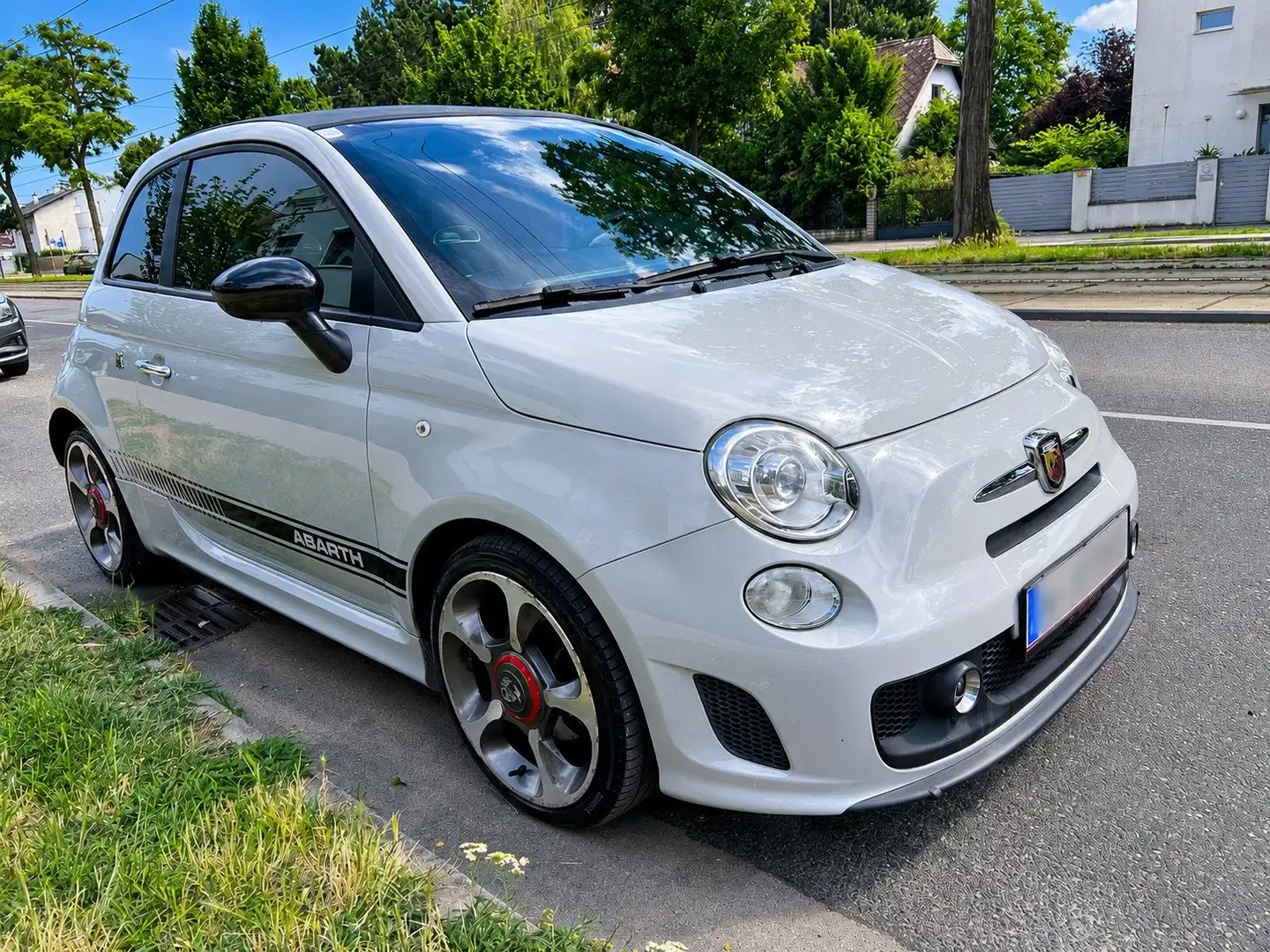 Abarth 500C Cabrio // Sportauspuff Grau - 1