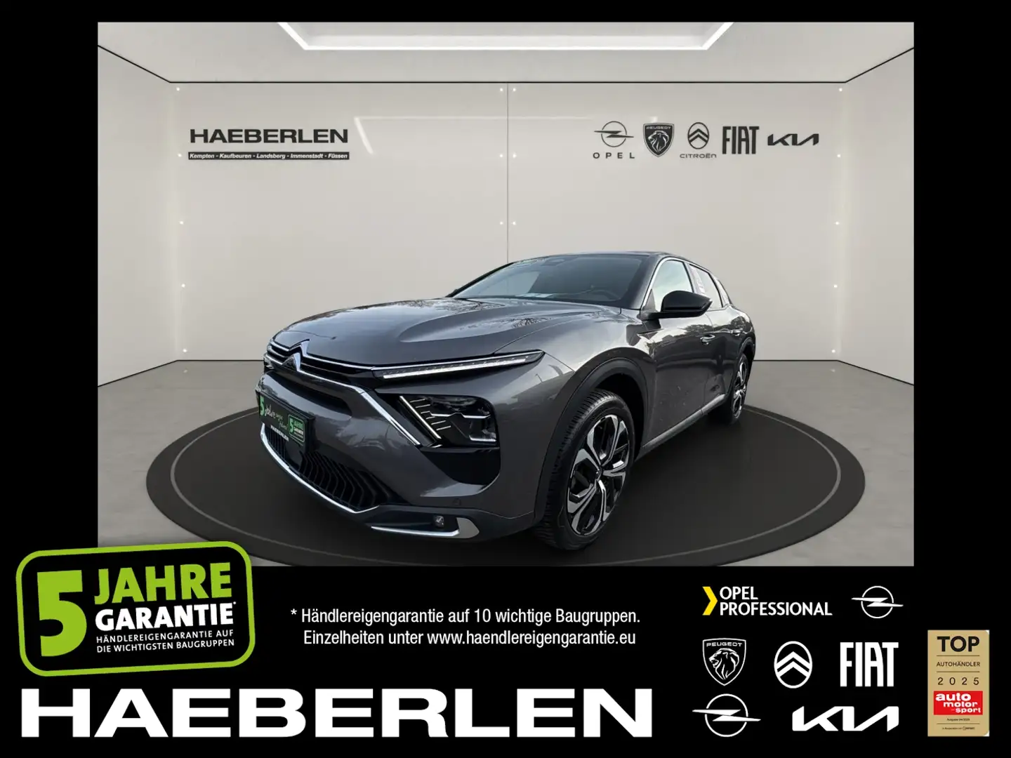 Citroen C5 X 1.2 PureTech 130 Plus LED+Navi+2xKlima+Kam. Grijs - 1