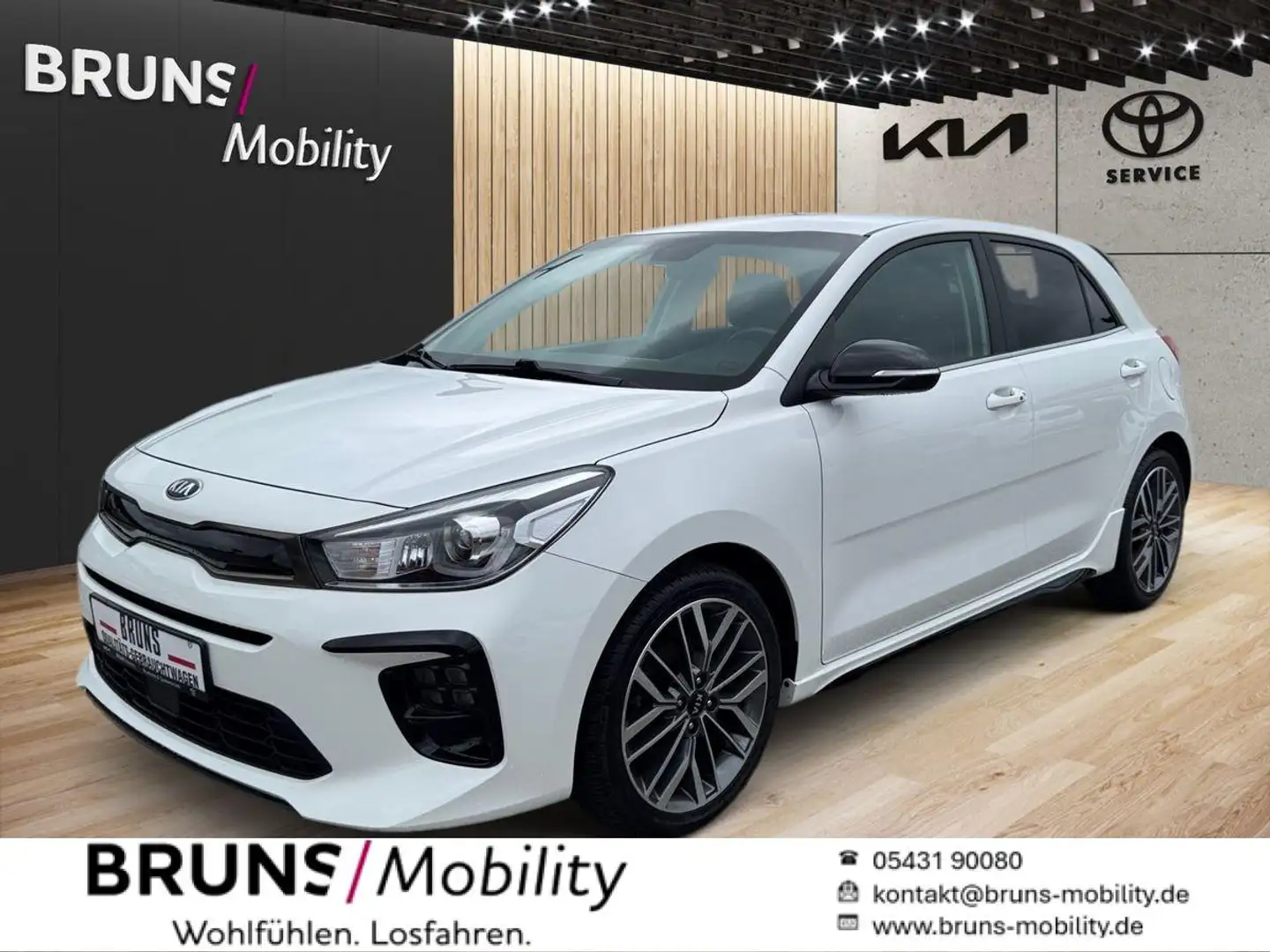 Kia Rio GT-Line 1.0 TGDI Biały - 1