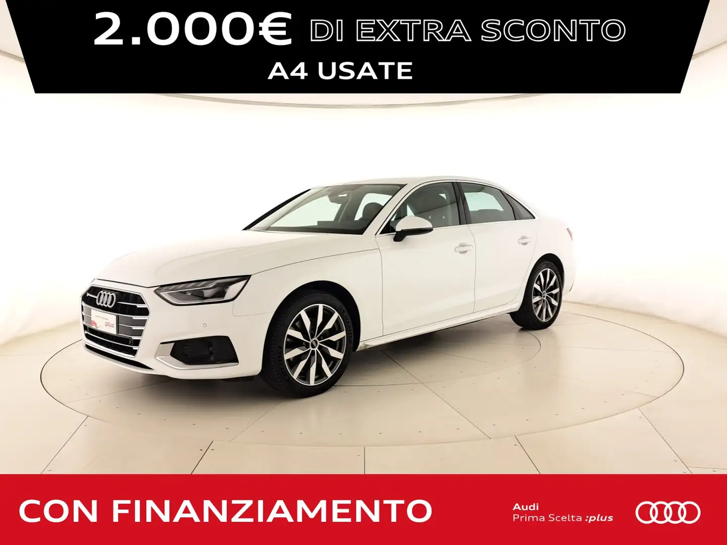 Audi A4 30 2.0 tdi mhev business advanced 136cv s-tronic Bianco - 1