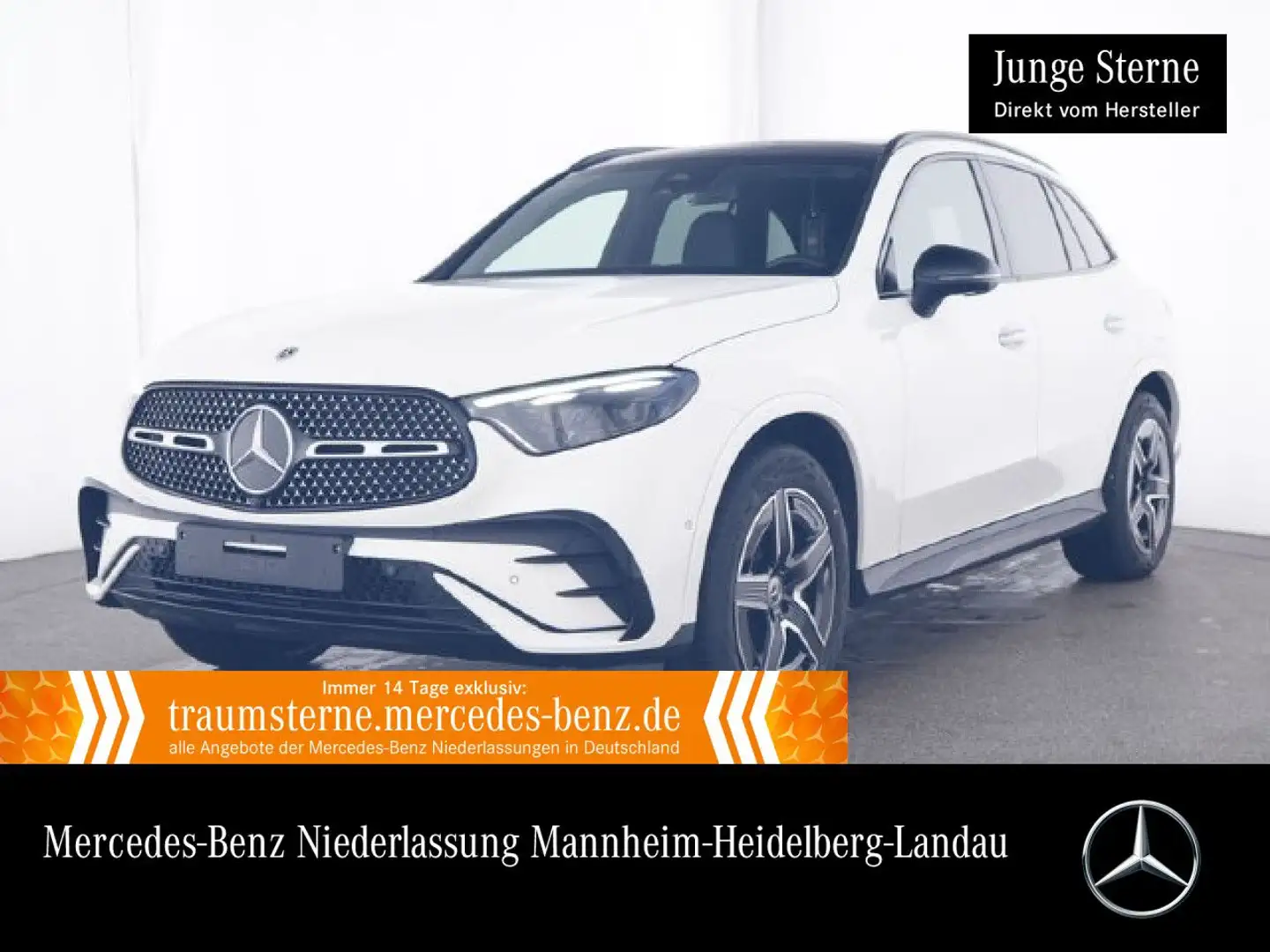 Mercedes-Benz GLC 300 e 4M AMG+NIGHT+PANO+360+TOTW+KEYLESS+9G Weiß - 1
