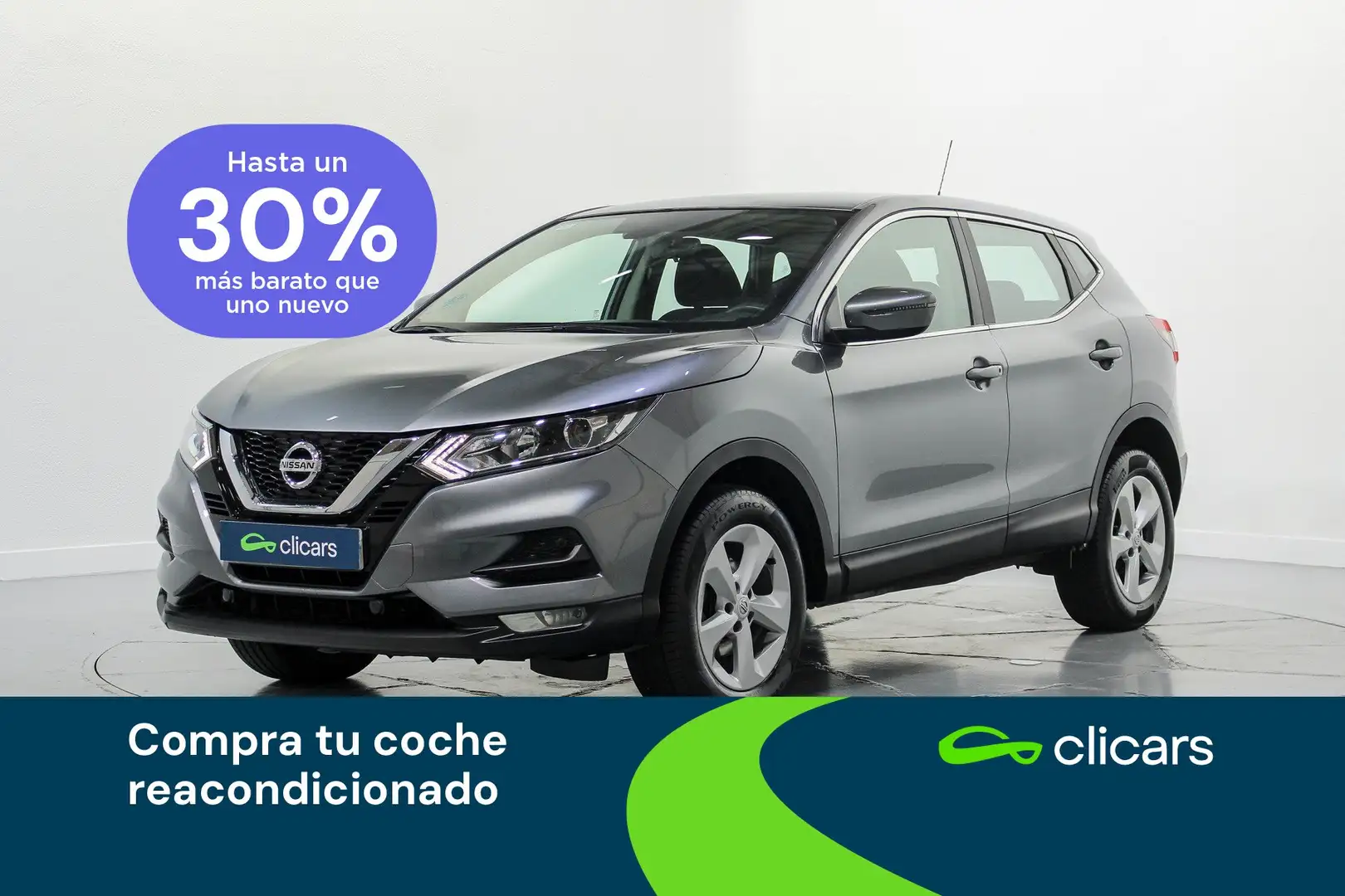 Nissan Qashqai 1.5dCi Acenta 4x2 85kW Gris - 1