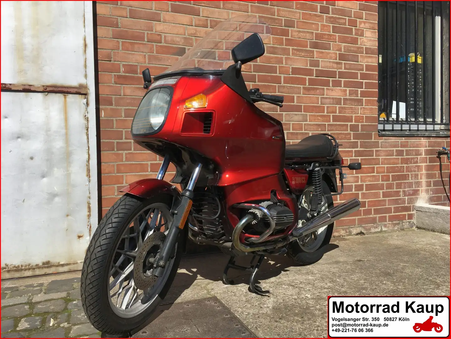 BMW R 100 RT +BATTERIE & REIFEN NEU +TÜV NEU+ Rouge - 1