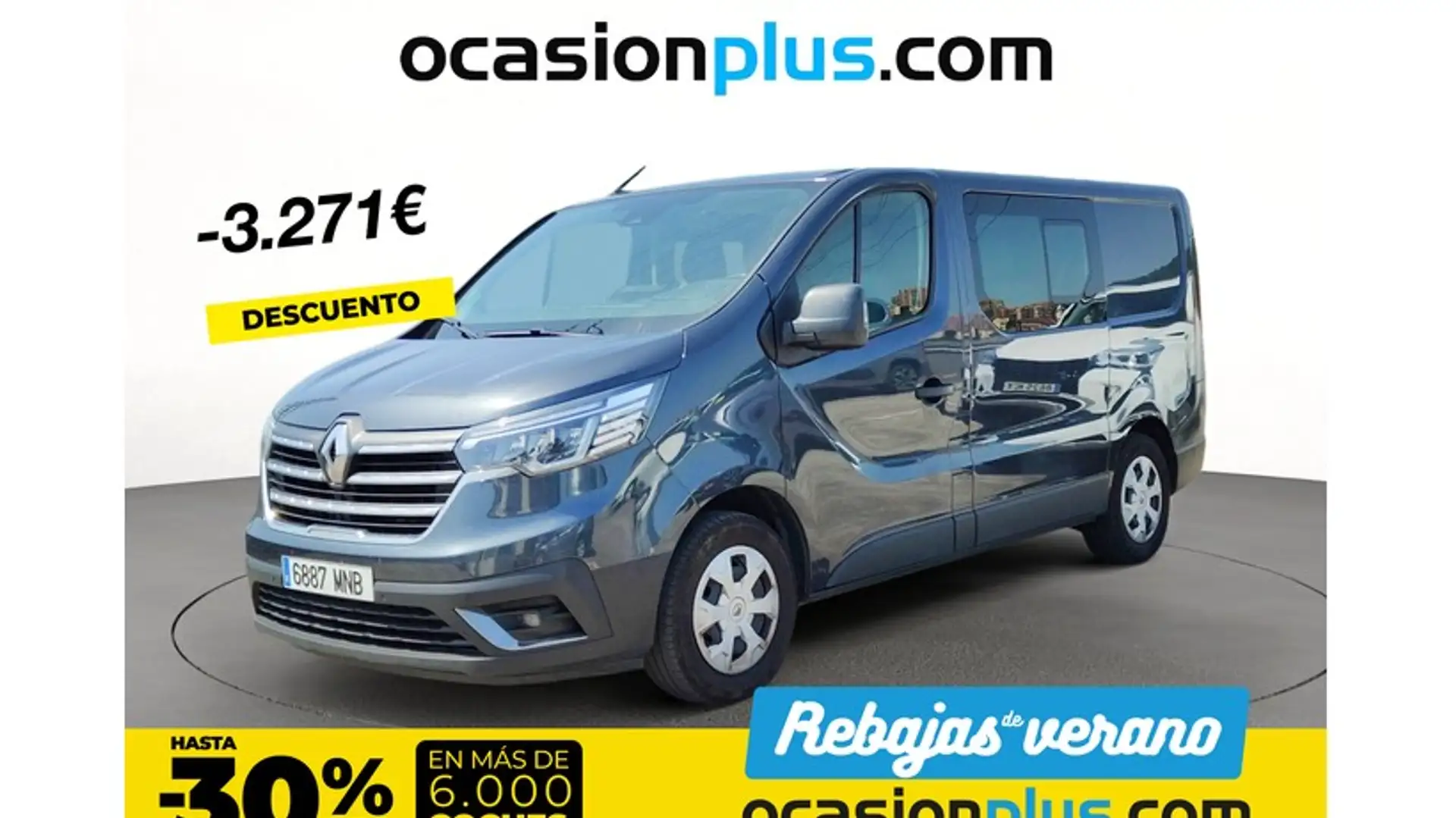 Renault Trafic Furgón L1H1 BluedCi 110kW Gris - 1