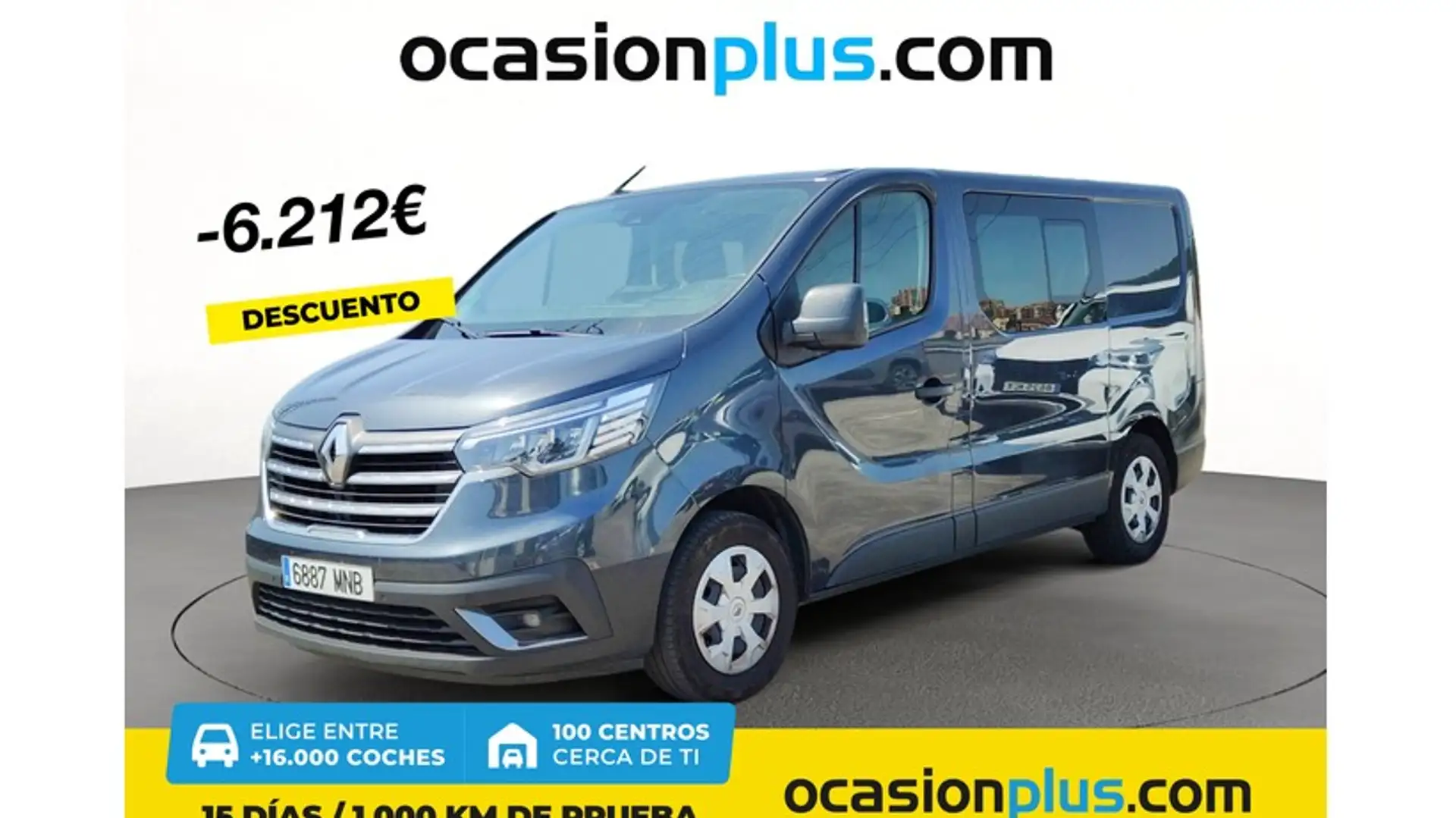 Renault Trafic Furgón L1H1 BluedCi 110kW Gris - 1