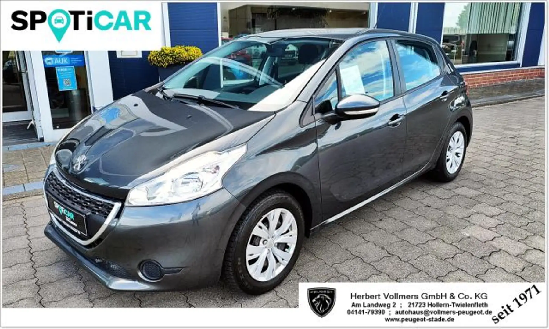 Peugeot 208 208 82 VTI Active Klima, ZV, PDC h, uvm... Grau - 1