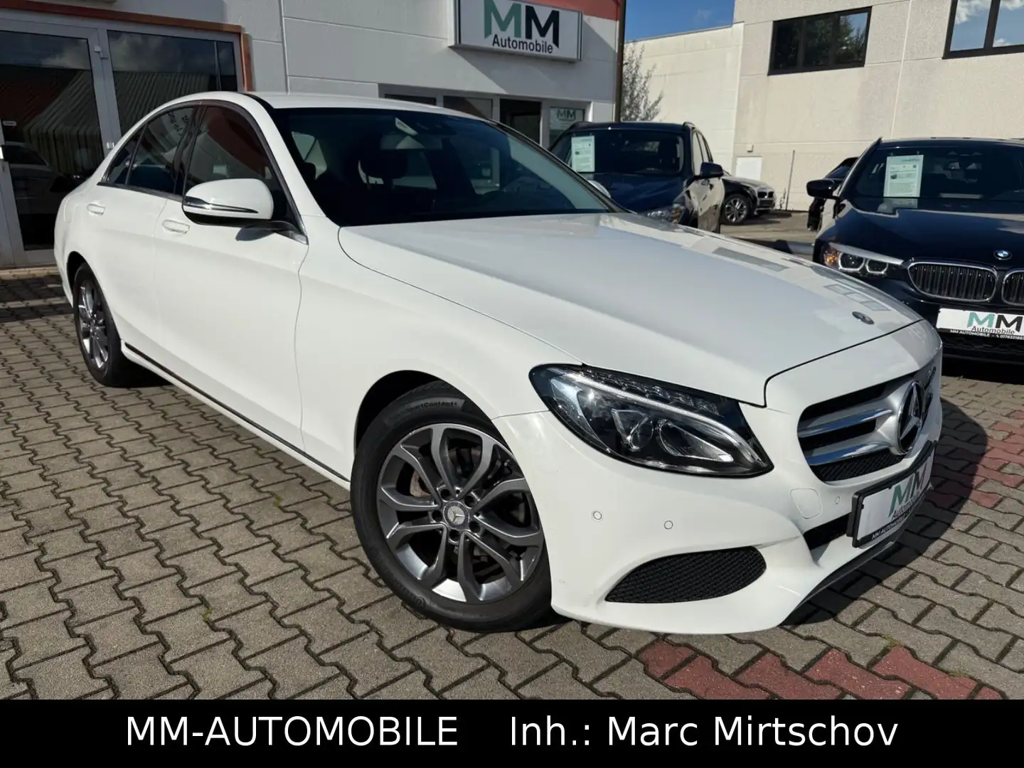 Mercedes-Benz C 180 C180 Lim Avantg.-NAVI-LED-PDC-SHZ-LEDER-MERC KD Weiß - 1
