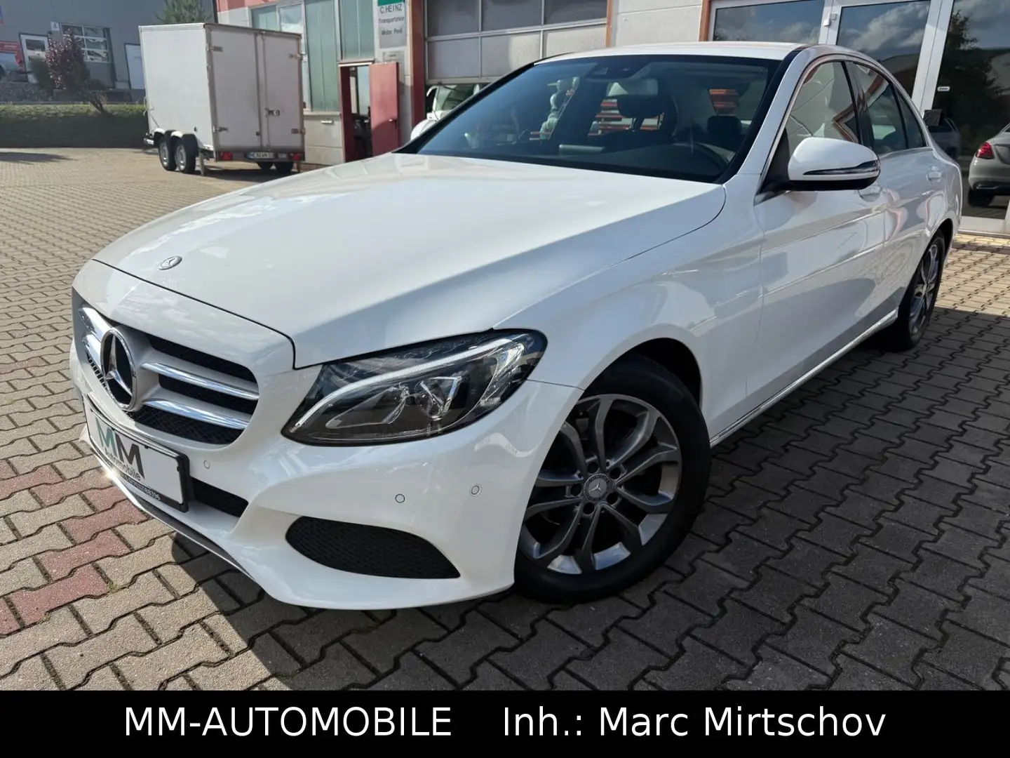 Mercedes-Benz C 180 C180 Lim Avantg.-NAVI-LED-PDC-SHZ-LEDER-MERC KD Weiß - 2