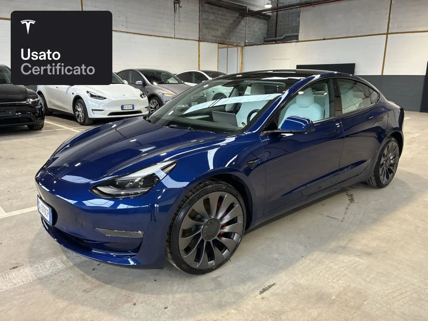 Tesla Model 3 Performance Bleu - 2