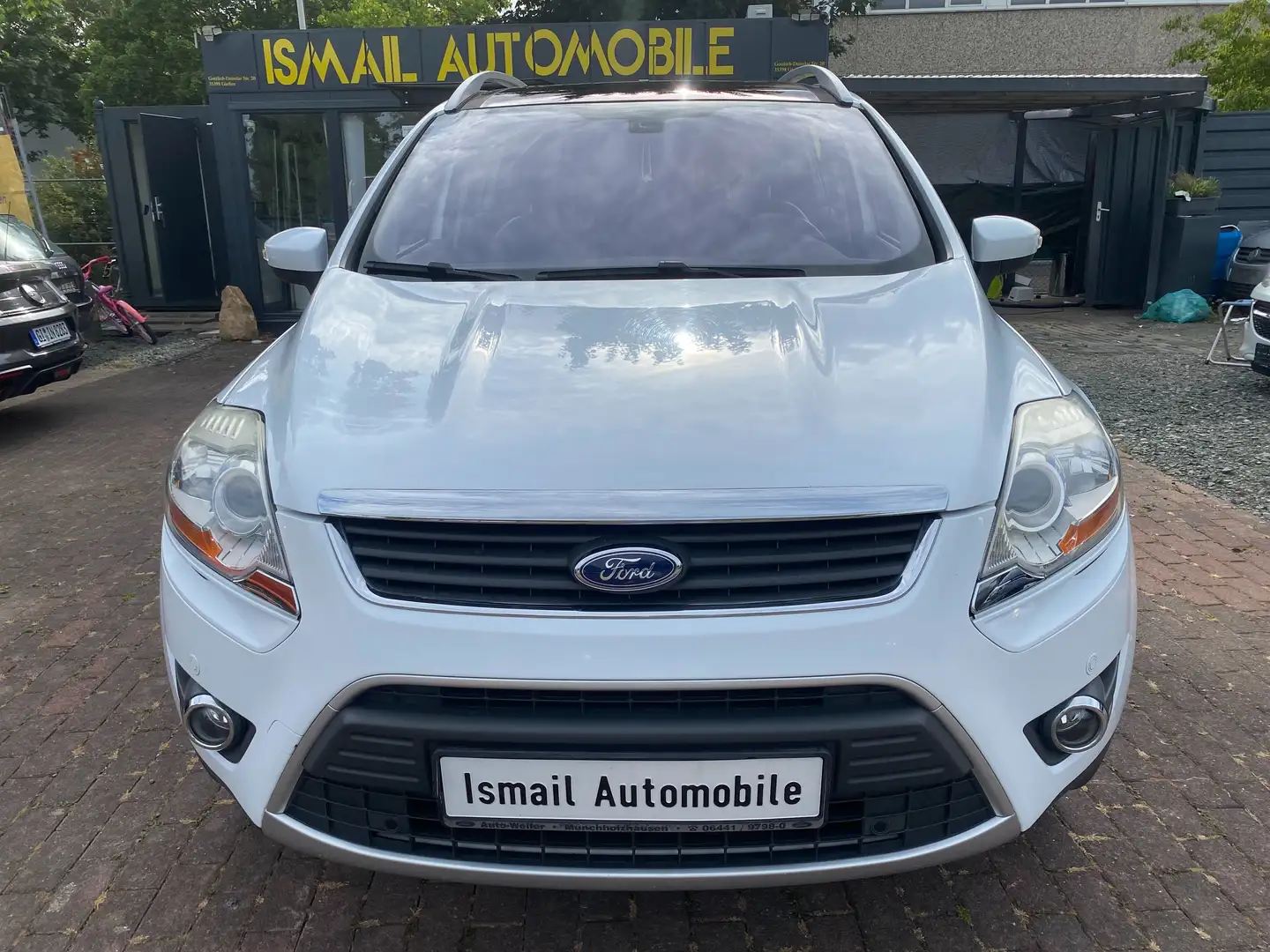 Ford Kuga Titanium/Allrad/AHK/TÜV 03.2026/Leder/Klimaauto Blanc - 2