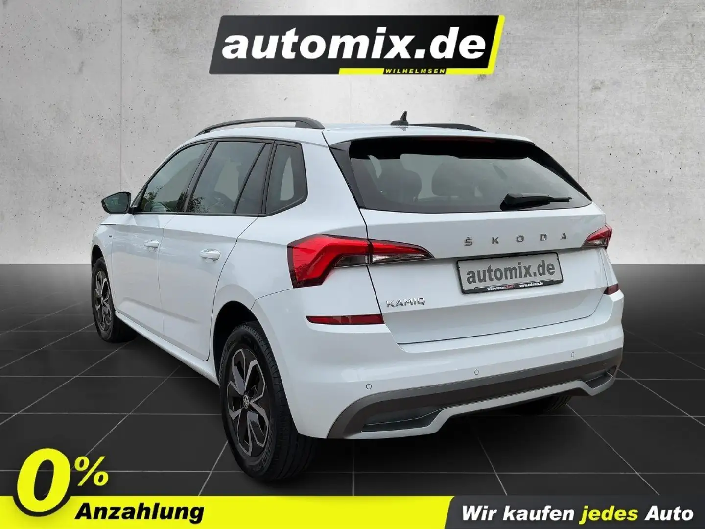 Skoda Kamiq Drive 125, AUTOM.,LED,Navi,SHZ,PDC Blanc - 2