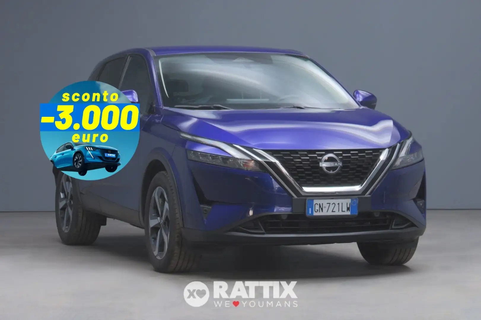 Nissan Qashqai 1.3 Mhev 158CV N-Connecta Xtronic Blau - 1
