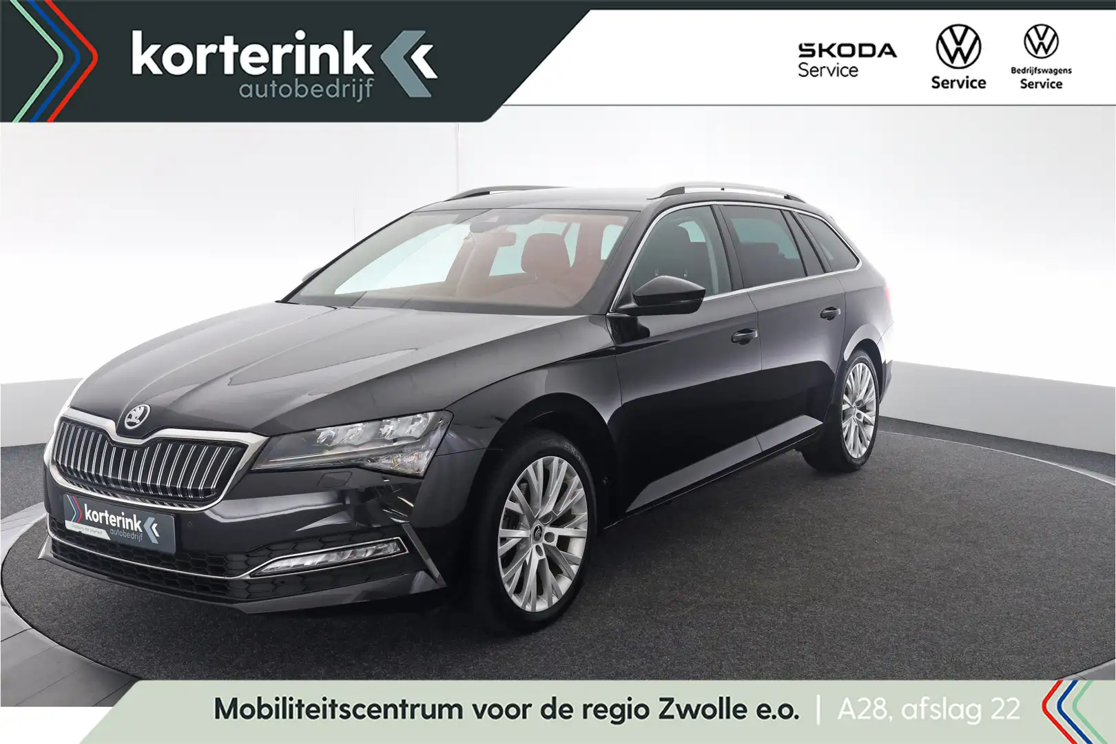 Skoda Superb Combi 1.4 TSI iV Business Edition Plus | Eerste ei Zwart - 1
