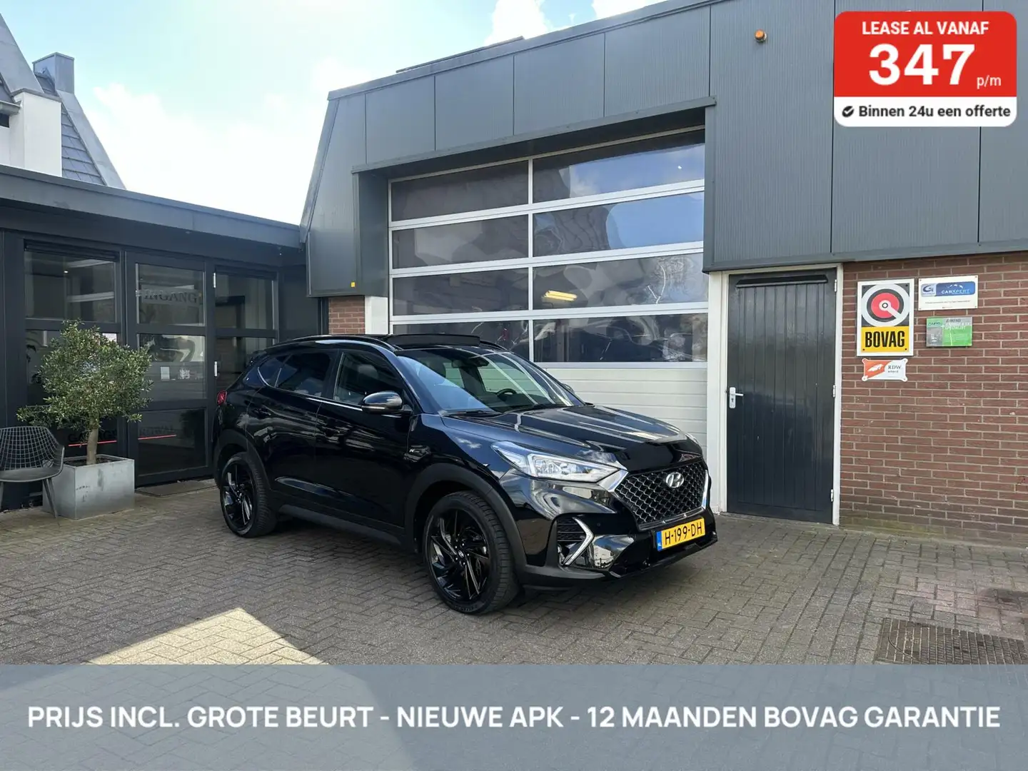 Hyundai TUCSON 1.6 T-GDI N-Line CARPLAY/PANO *ALL-IN PRIJS* Zwart - 1