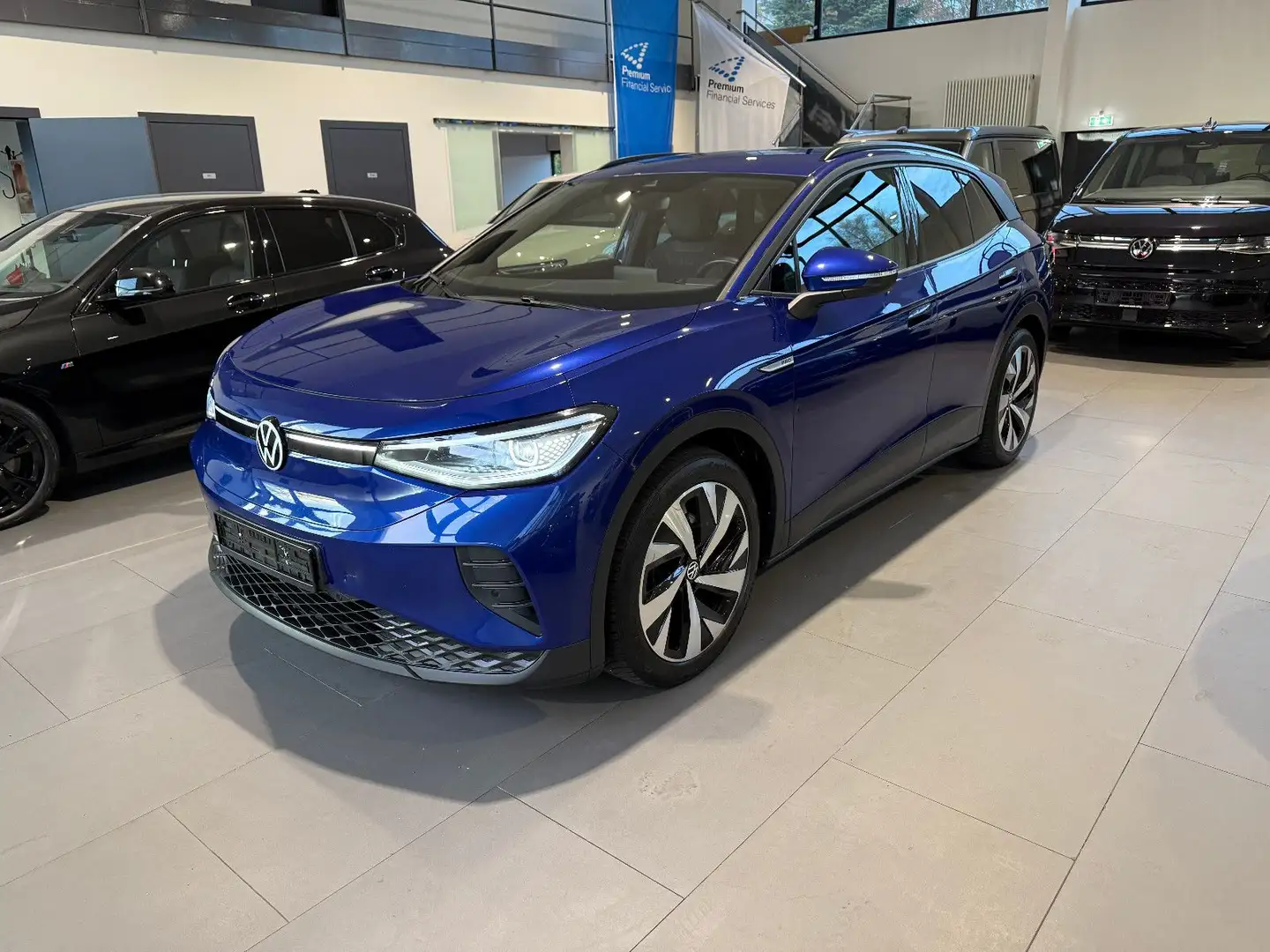 Volkswagen ID.4 Pro Performance 150 kW MATRIX/KAM/KEY/AHK Bleu - 1