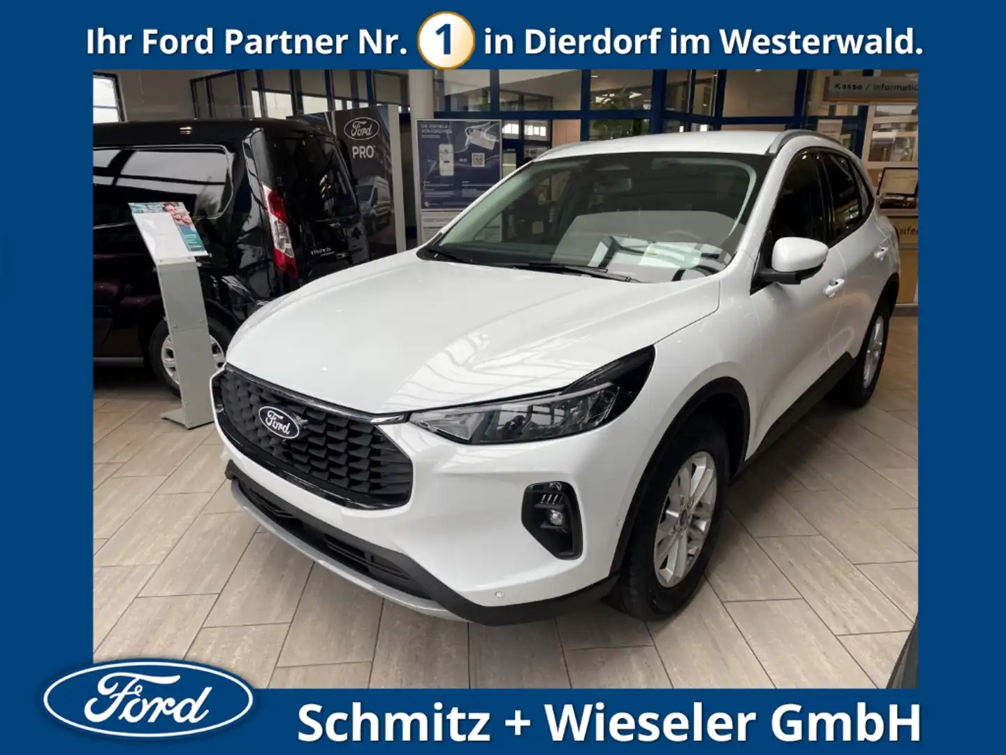 Ford Kuga Hybrid Titanium 2.5FHEV Kamera Navi Sitzh. Blanc - 1